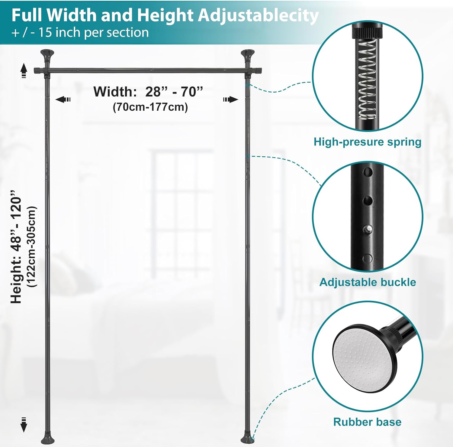 Barra per tende Divisorio per Ambienti - immagine 3