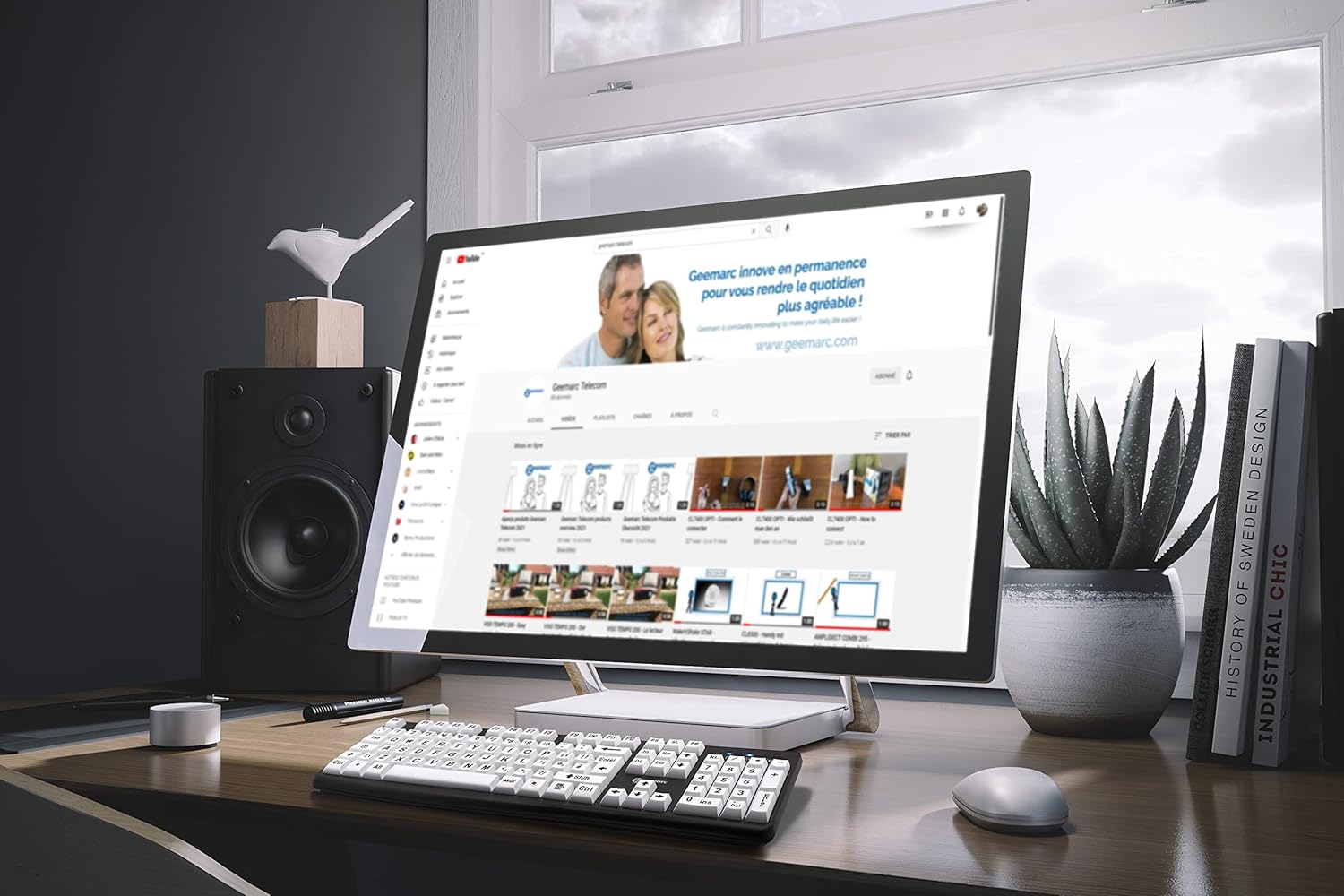 Geemarc Tastiera Alfanumerica Cablata AZERTY - immagine 2