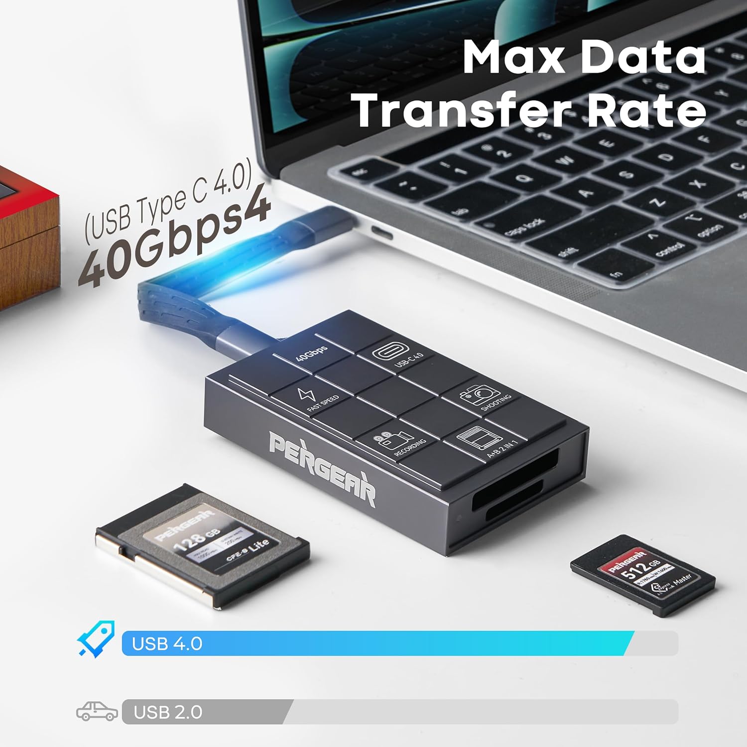 Pergear Lettore Schede CFexpress 4.0 Tipo A - immagine 3