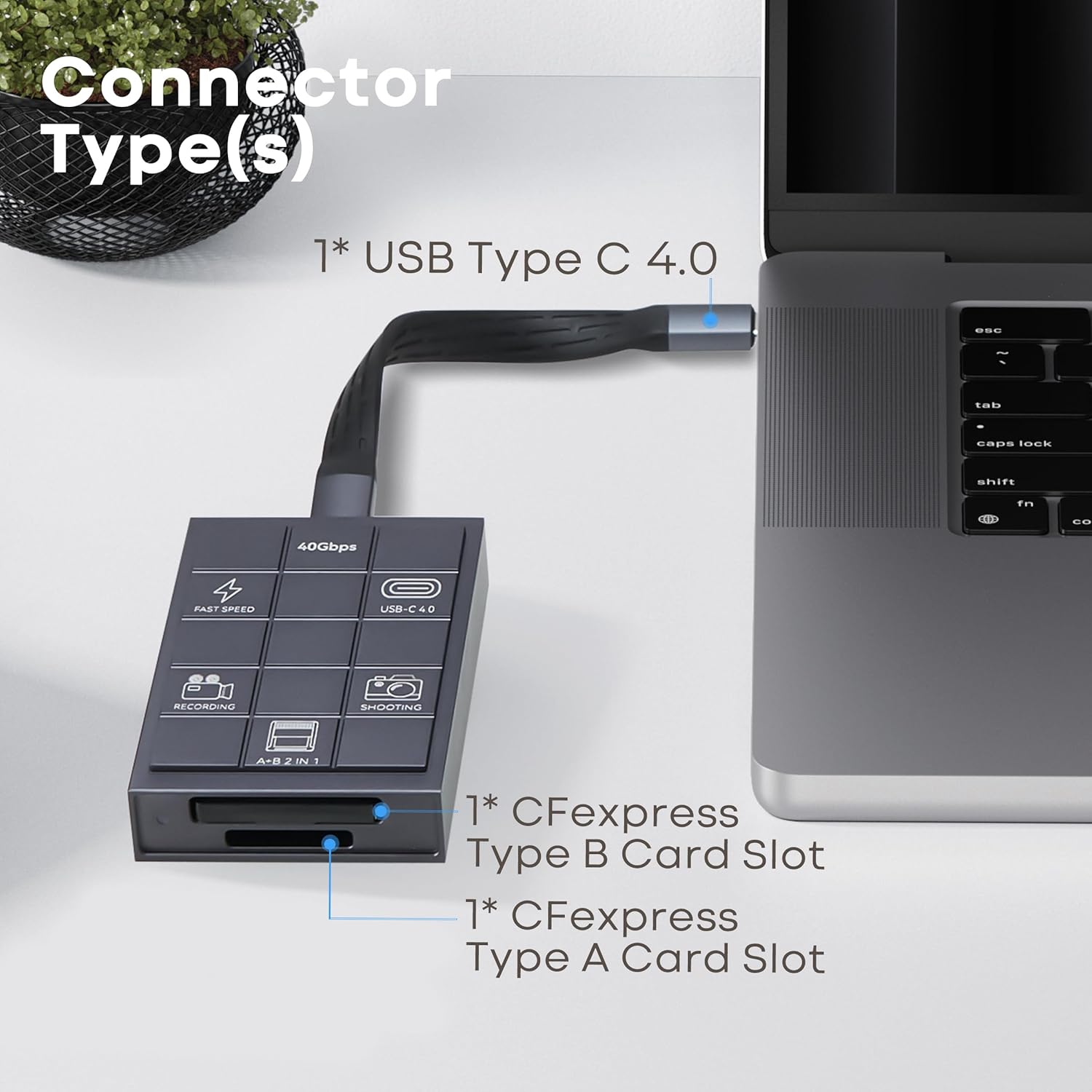 Pergear Lettore Schede CFexpress 4.0 Tipo A - immagine 4