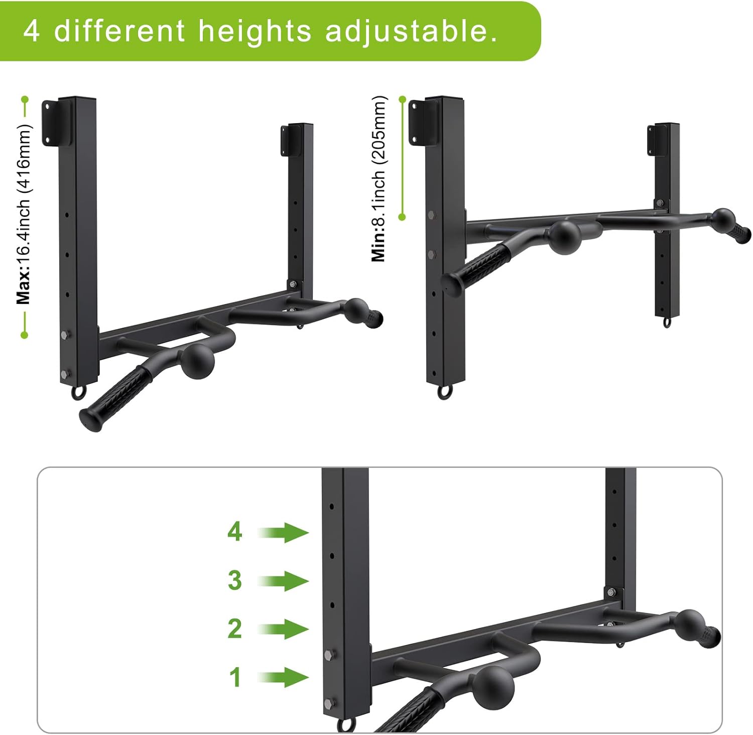 Kipika Ceiling Mount Pull Up Bar - immagine 3