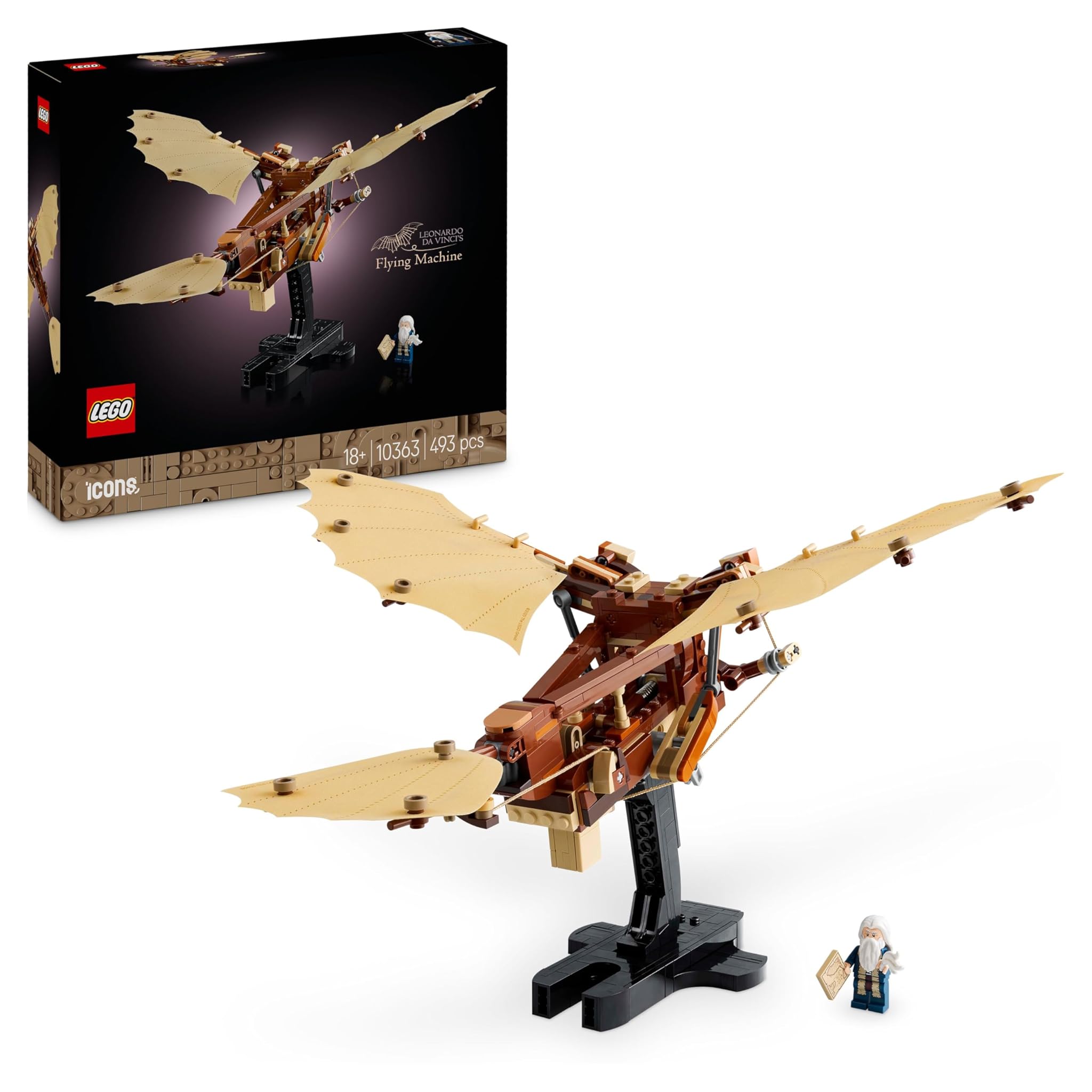 Lego Icons Macchina Volante di Leonardo da Vinci 10363