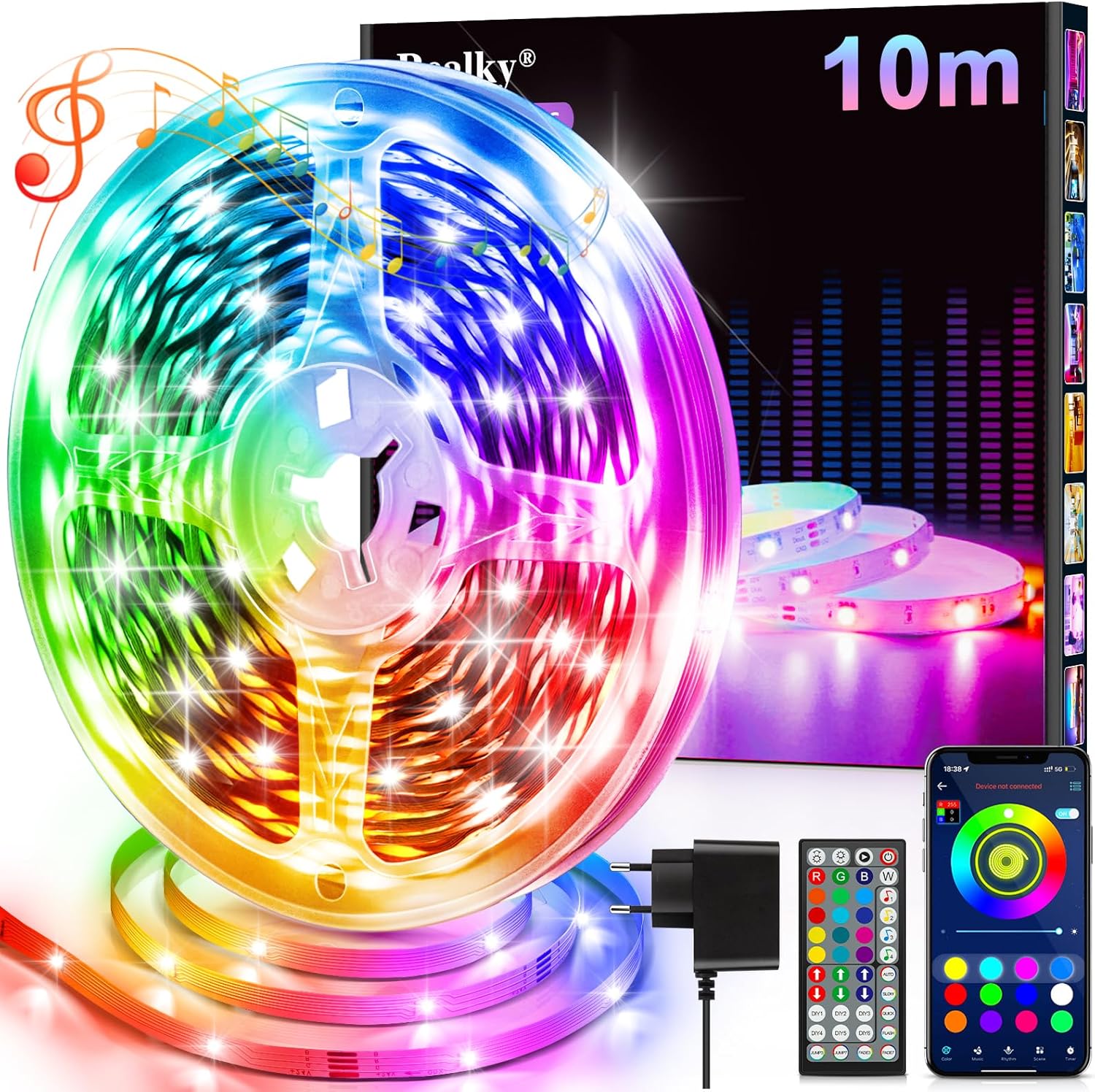 Striscia LED 10 Metri Multicolor RGB - immagine 1