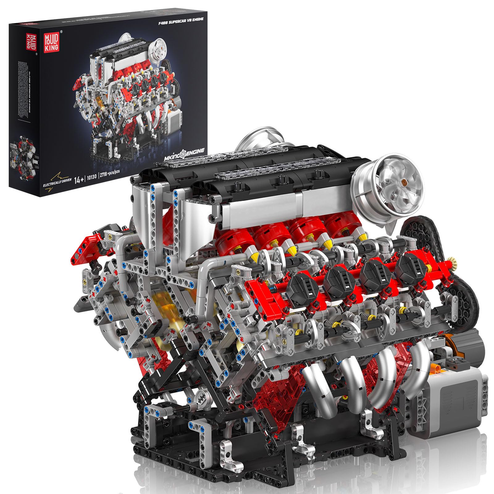 Mould King 10130 - Kit Motore V8 Ingegneria 2718 pezzi