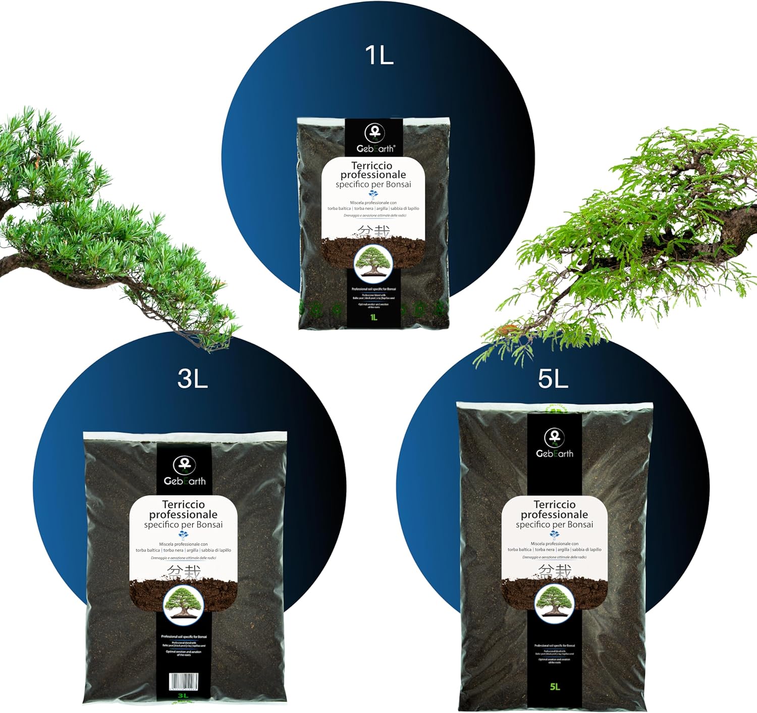 GebEarth® - Terriccio Specifico per Bonsai 3L - immagine 6