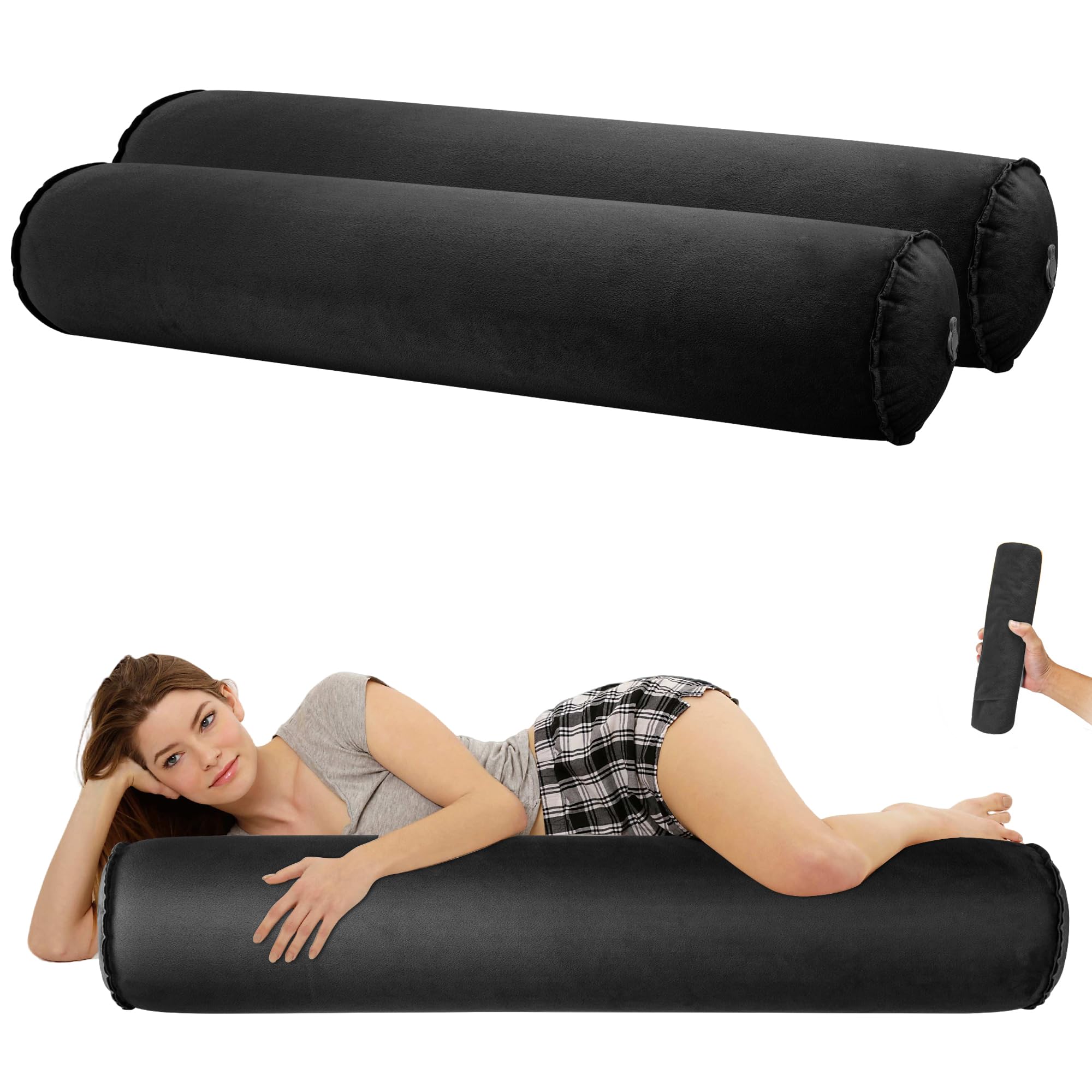 Eulant Cuscino Gonfiabile per Dormire sul Fianco 120x20cm