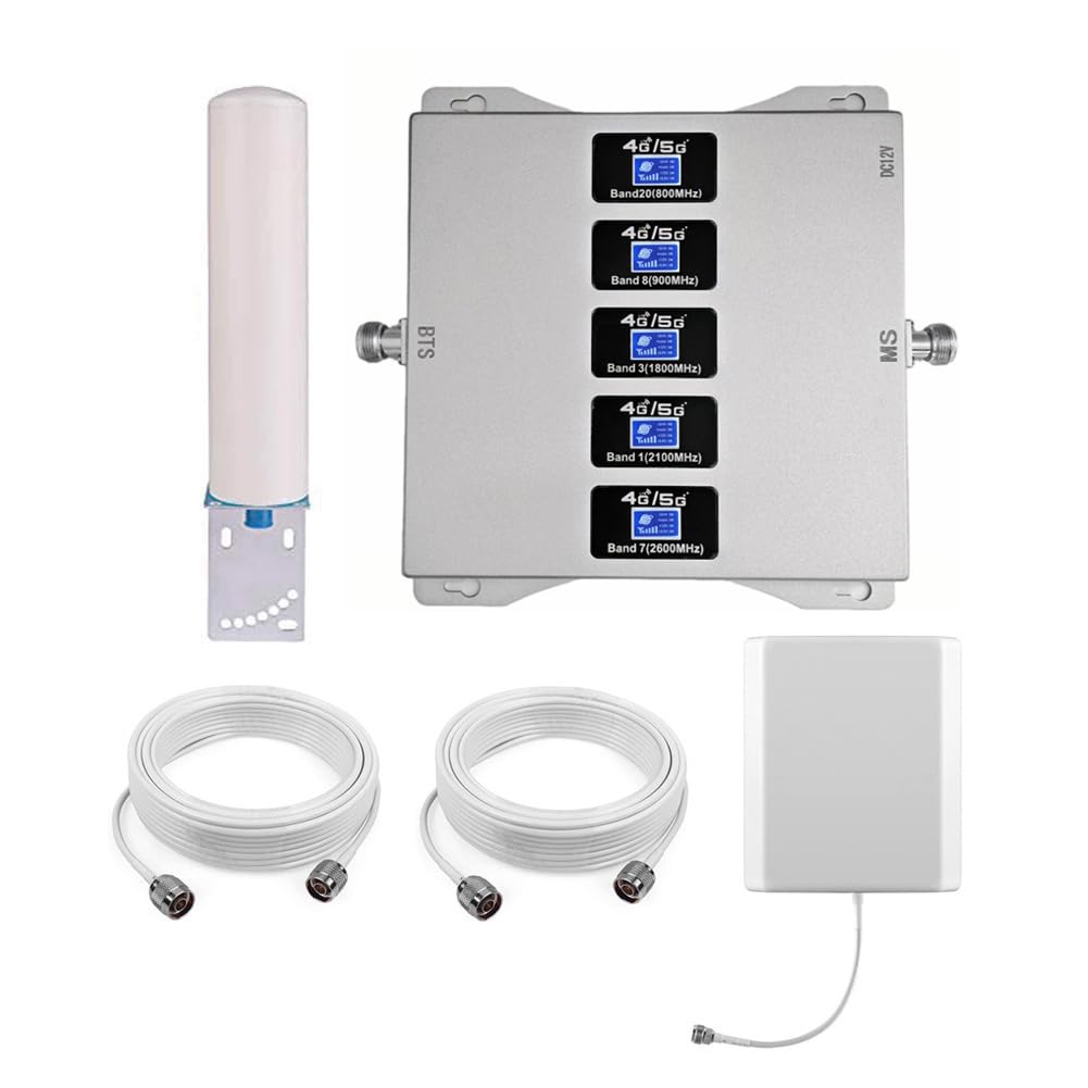 Amplificatore 4G 5G Ripetitore Segnale Cellulare 5 Bande
