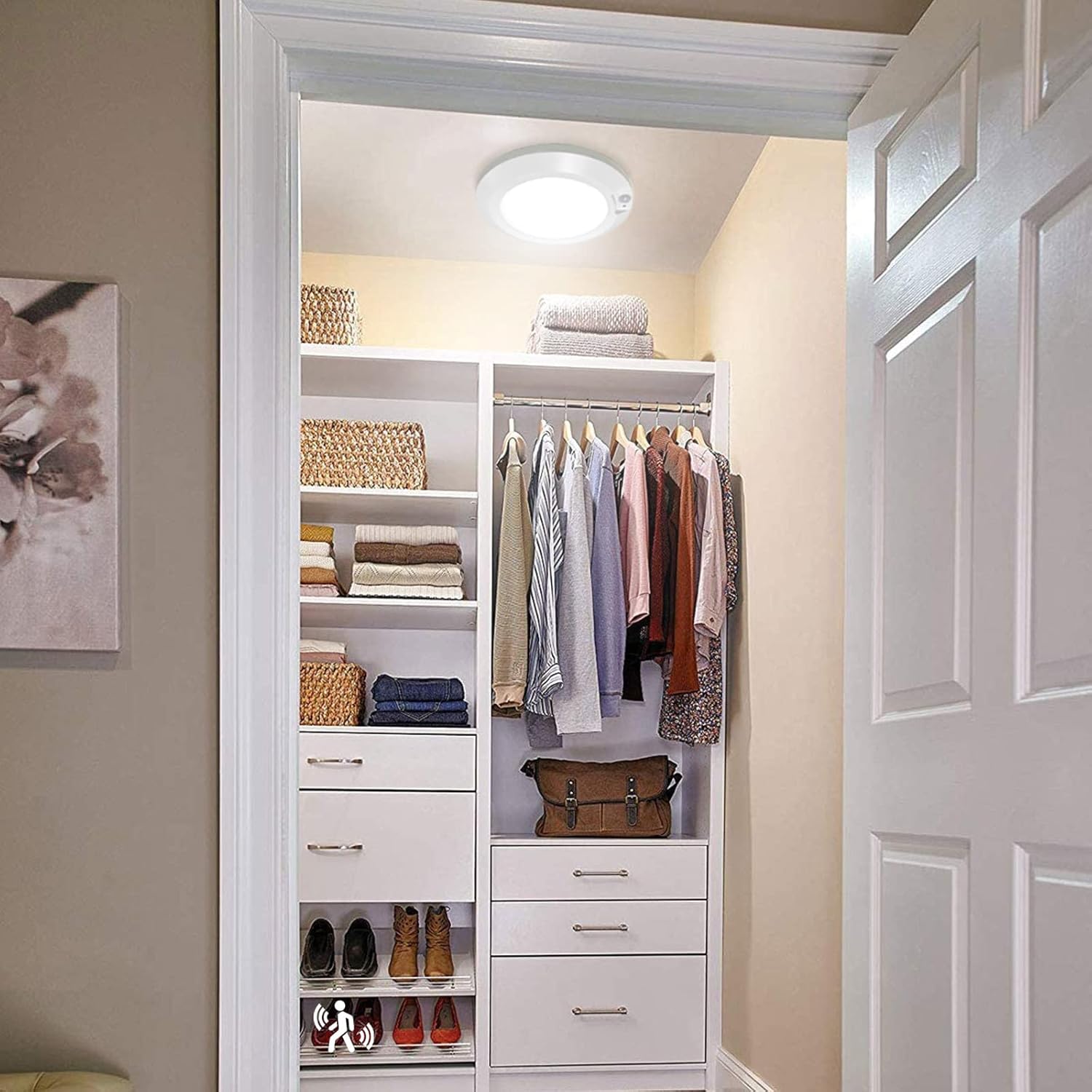 Awanber Plafoniera LED a Batteria con Sensore di Movimento - immagine 6