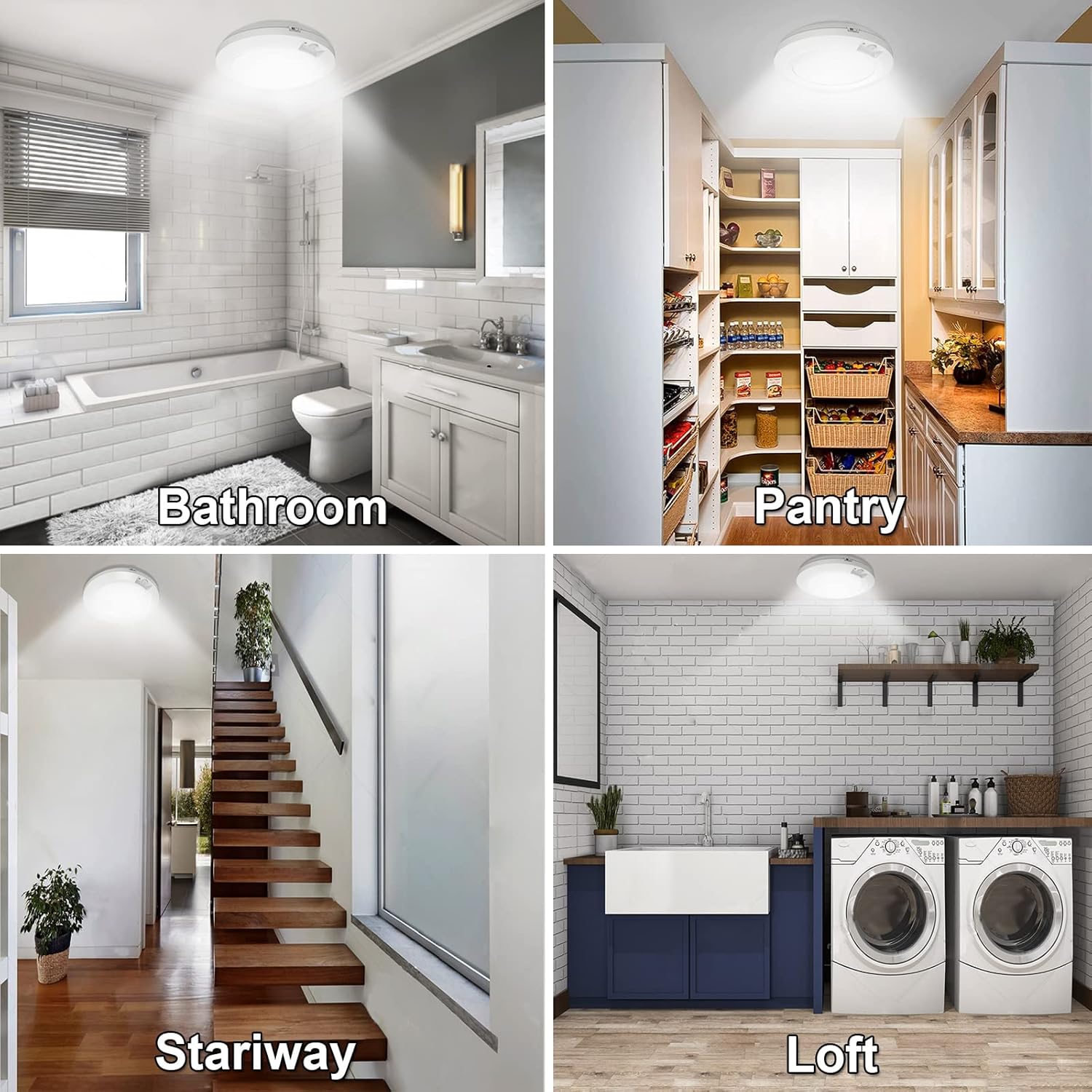 Awanber Plafoniera LED a Batteria con Sensore di Movimento - immagine 7