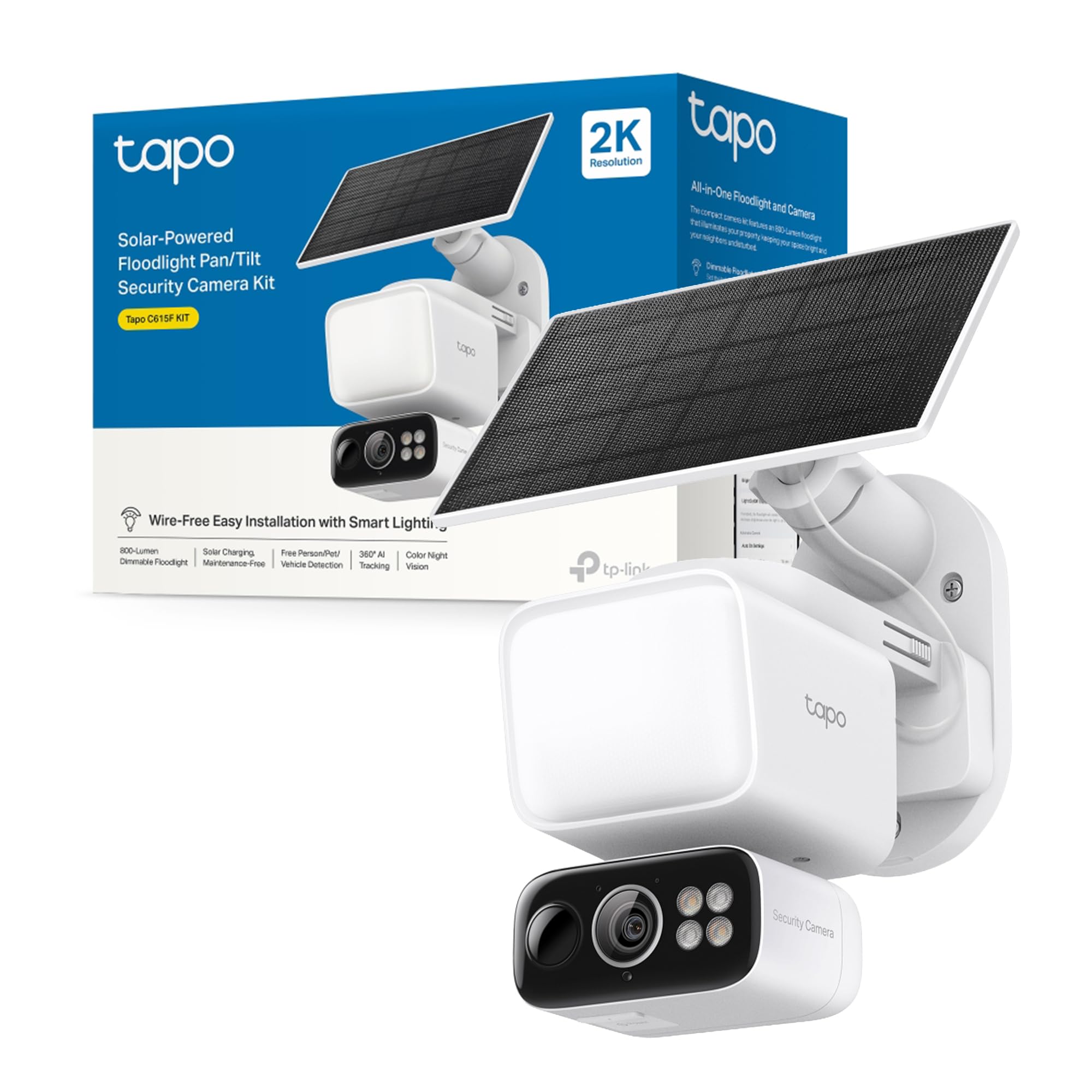 Tapo C615F KIT Telecamera Wi-Fi Esterno 2K 3MP