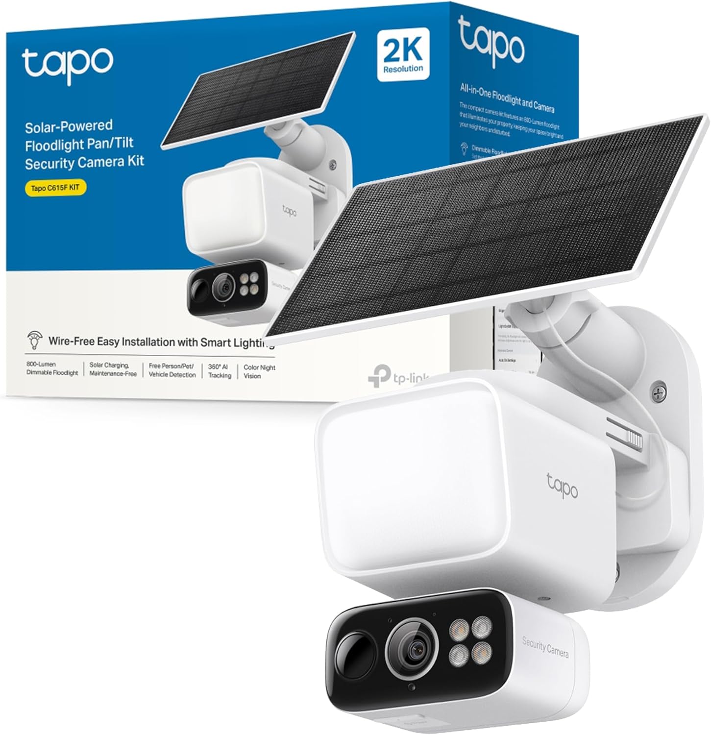 Tapo C615F KIT Telecamera Wi-Fi Esterno 2K 3MP - immagine 1