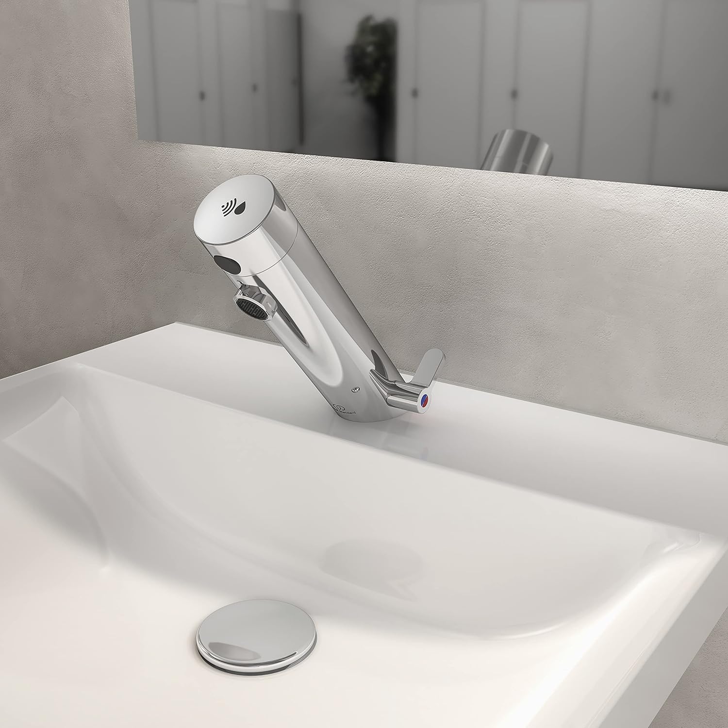 Ideal Standard - Sensorflow Miscelatore elettronico per lavabo, Cromato - immagine 4