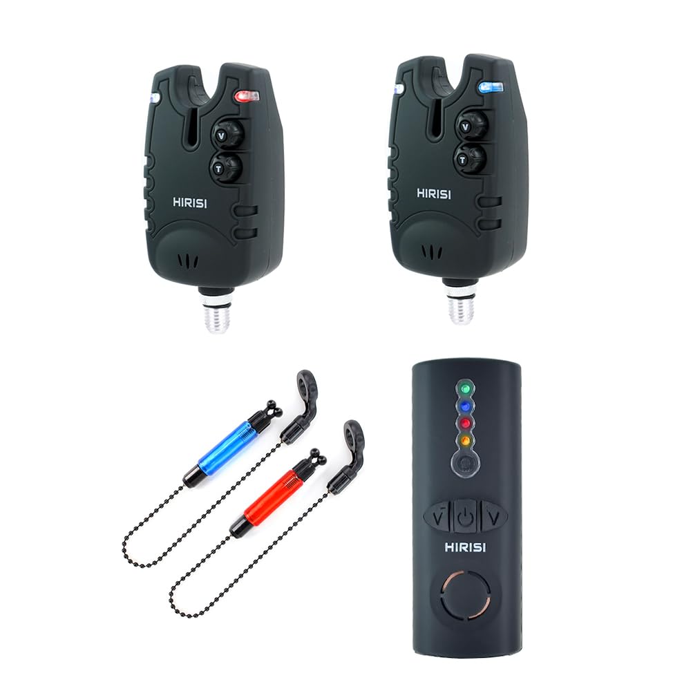 Hirisi Tackle - Set Indicatori di Morso Wireless 4+1