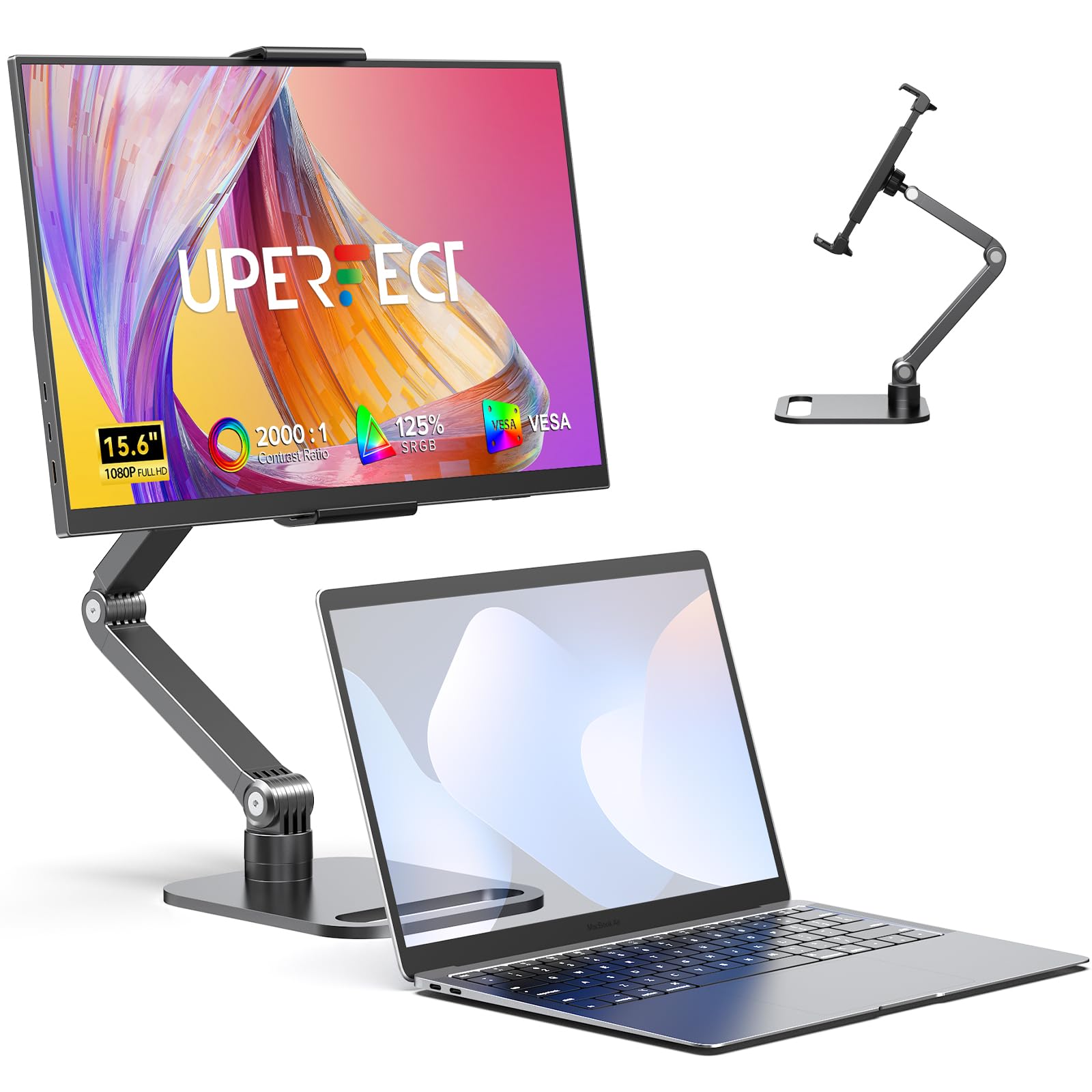 Uperfect Monitor Portatile 15.6" FHD Opaco