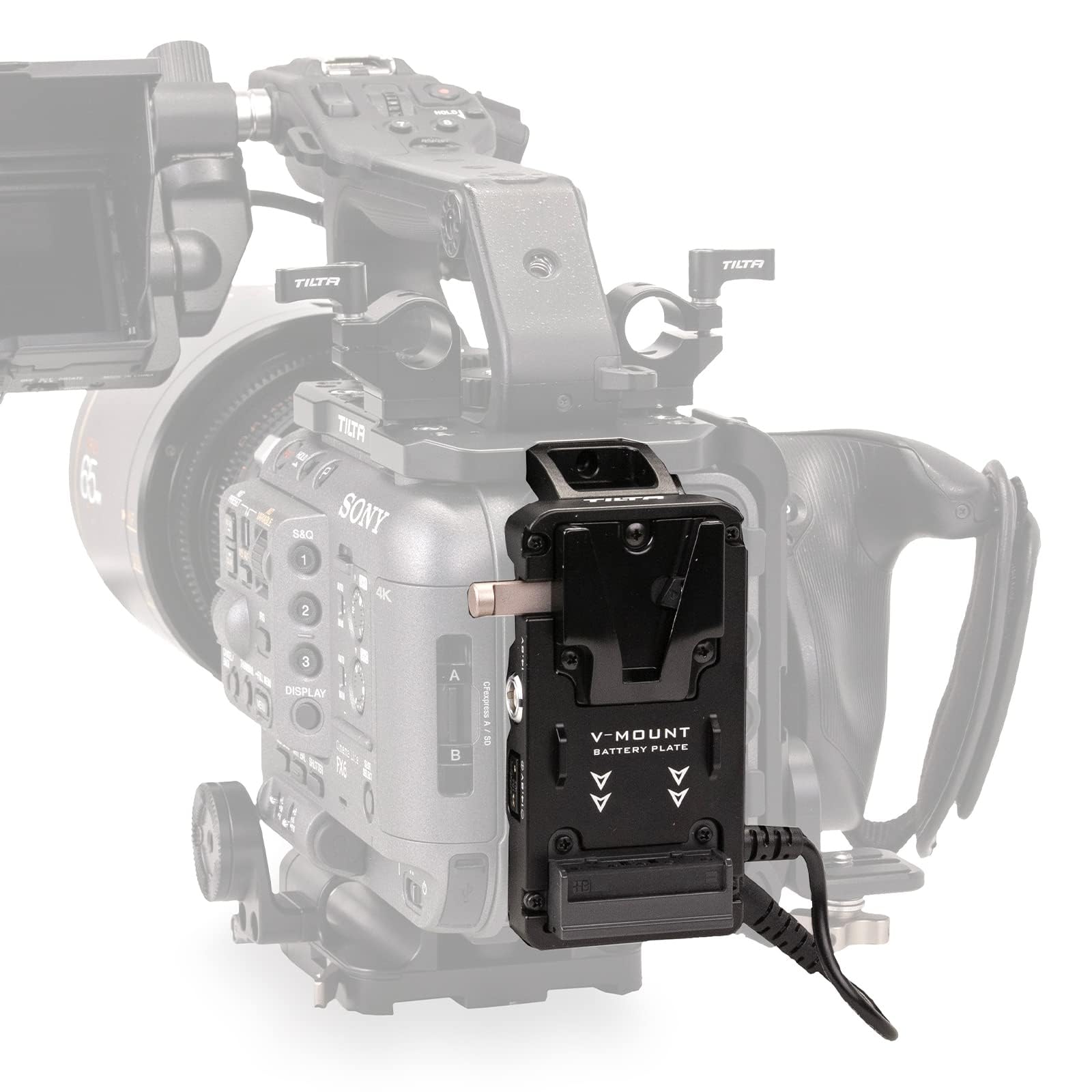 Tilta Piastra batteria compatibile con Sony FX6 V-Mount Adapter ES-T20-BTP-V