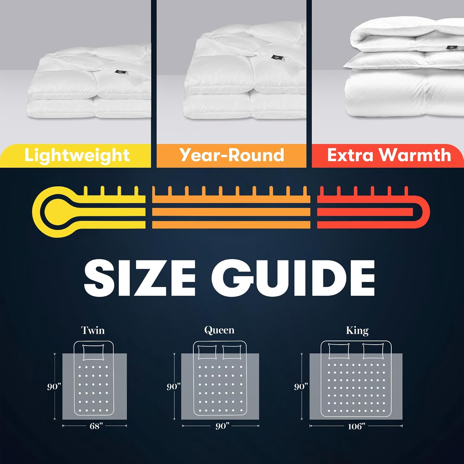 Serta Piumone, Cotone, Bianco, King Size - immagine 6