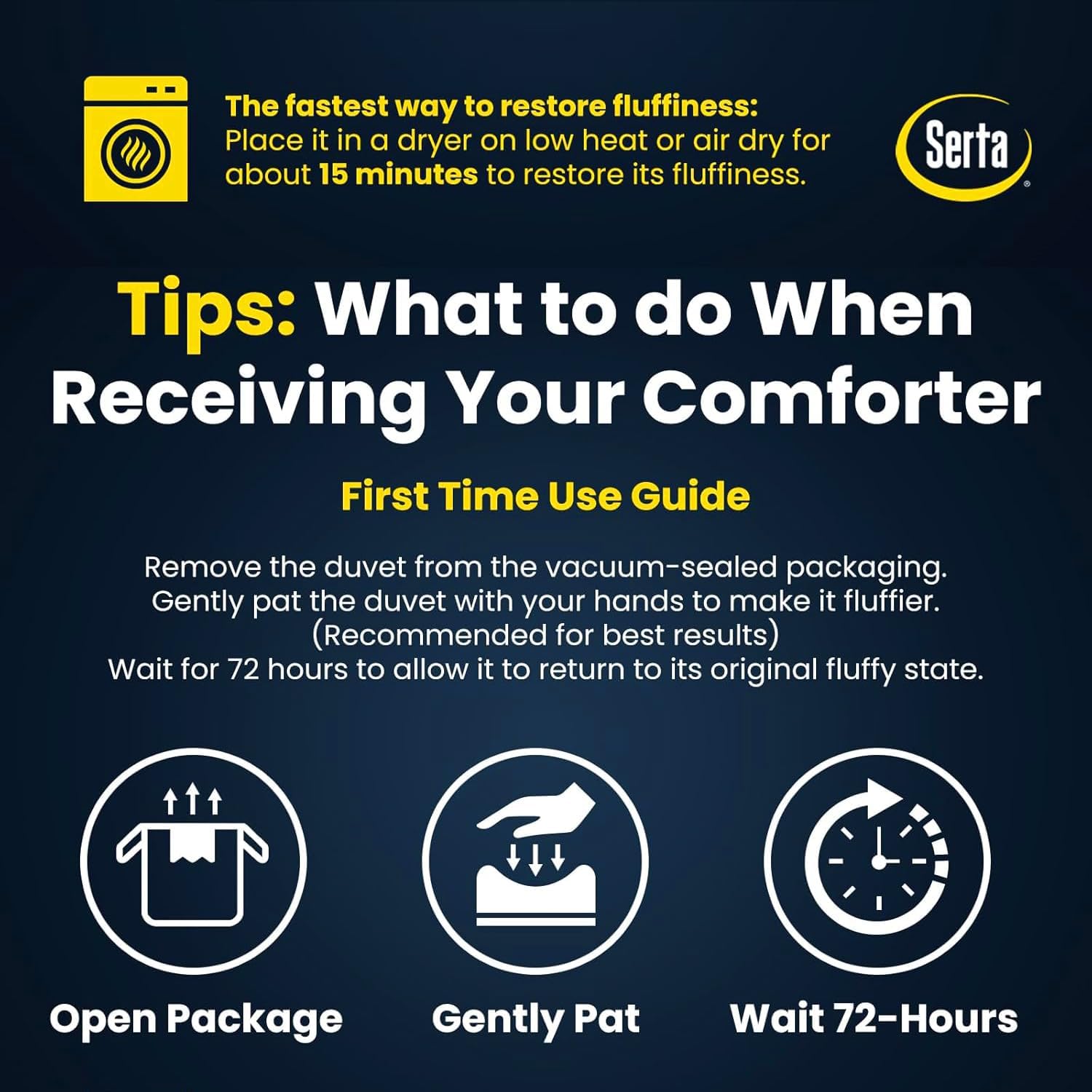 Serta Piumone, Cotone, Bianco, King Size - immagine 9