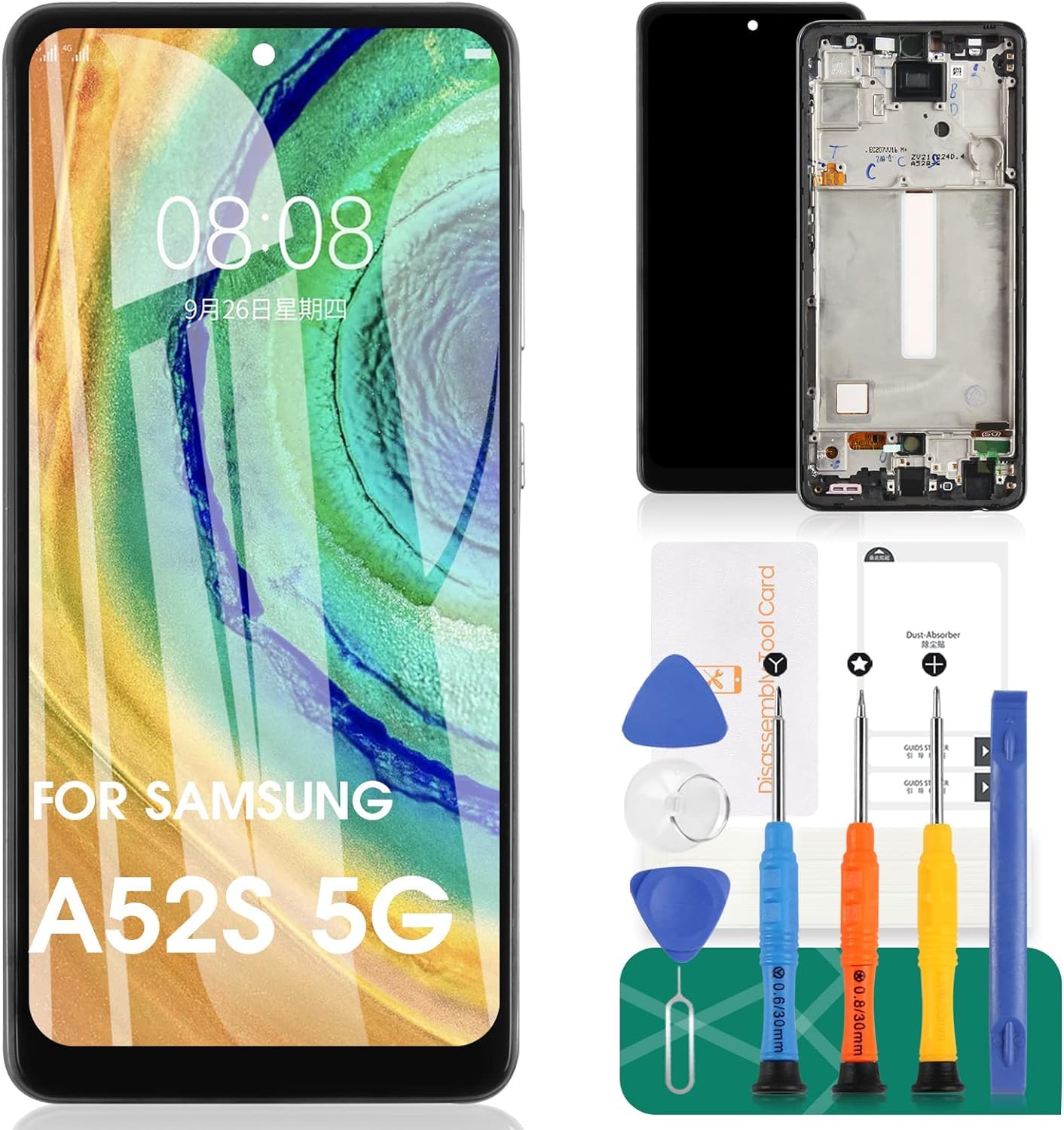 Schermo OLED di Ricambio per Samsung A52S 5G