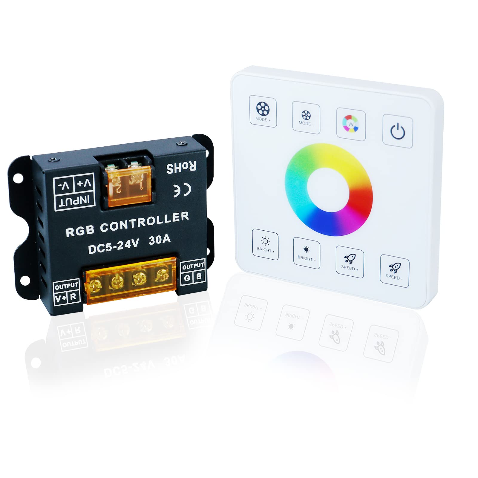 Topai Controller LED RGB Touch Panel RF DC 5-24V 10A | Velz