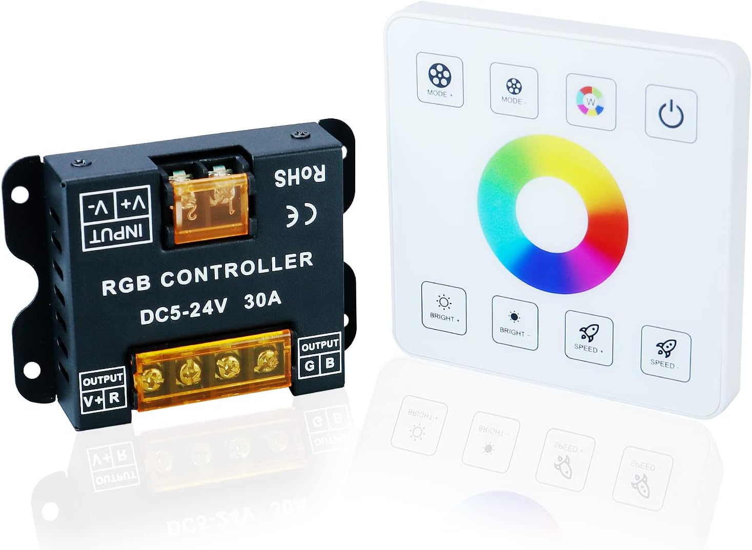Topai Controller LED RGB Touch Panel RF DC 5-24V 10A | Velz