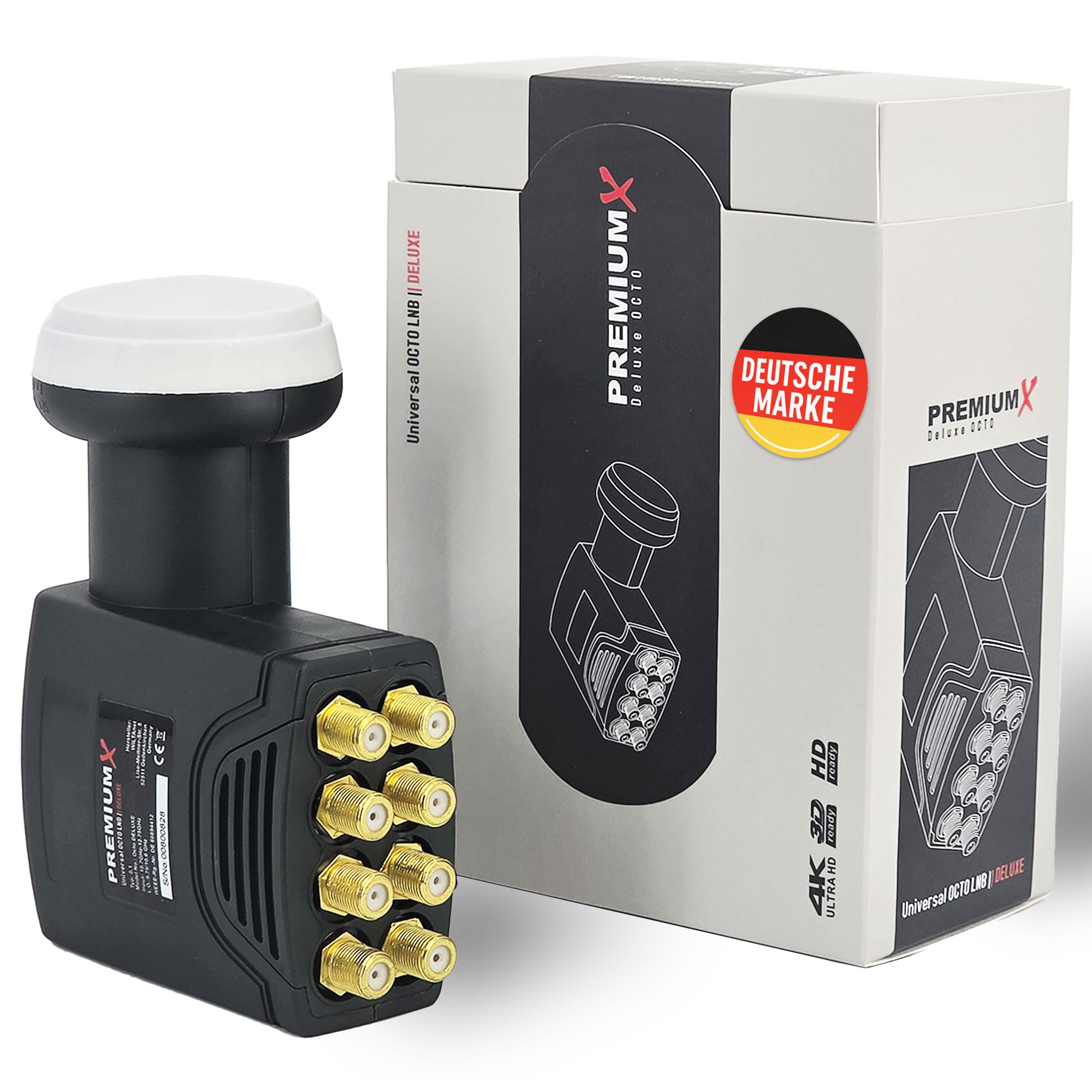 PremiumX Deluxe Octo LNB - Convertitore Segnale per 8 Utenti