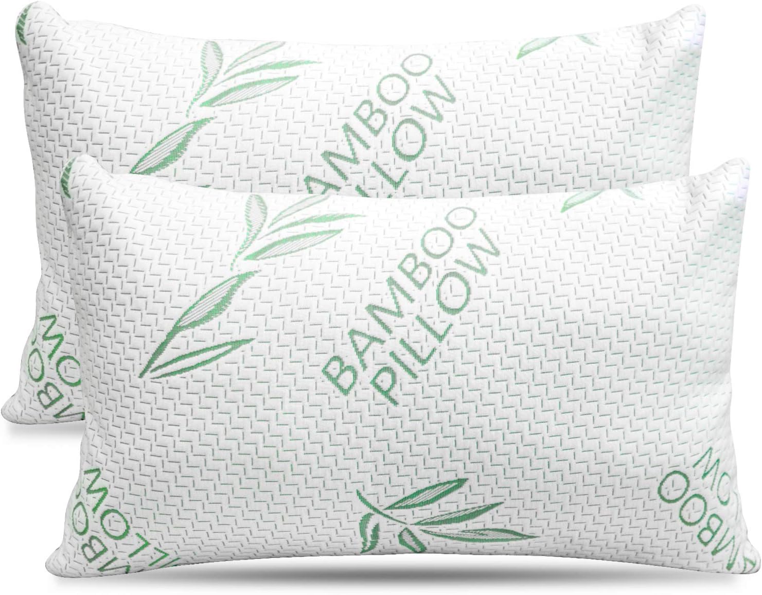 Confezione 2 Cuscini King Size in Bambù Memory Foam - immagine 1