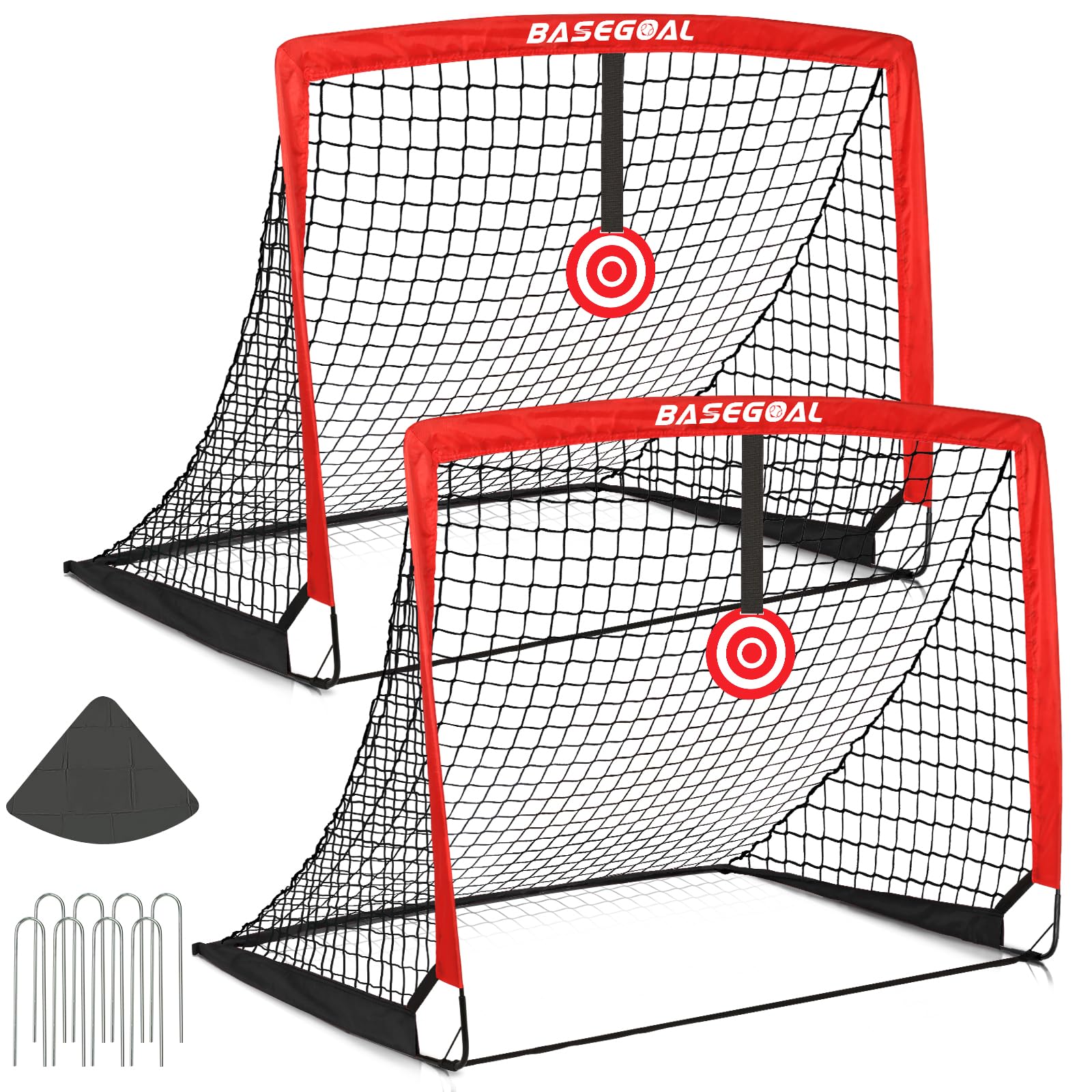 Basegoal Porta da Calcio Pop-up per Bambini (Set 2)
