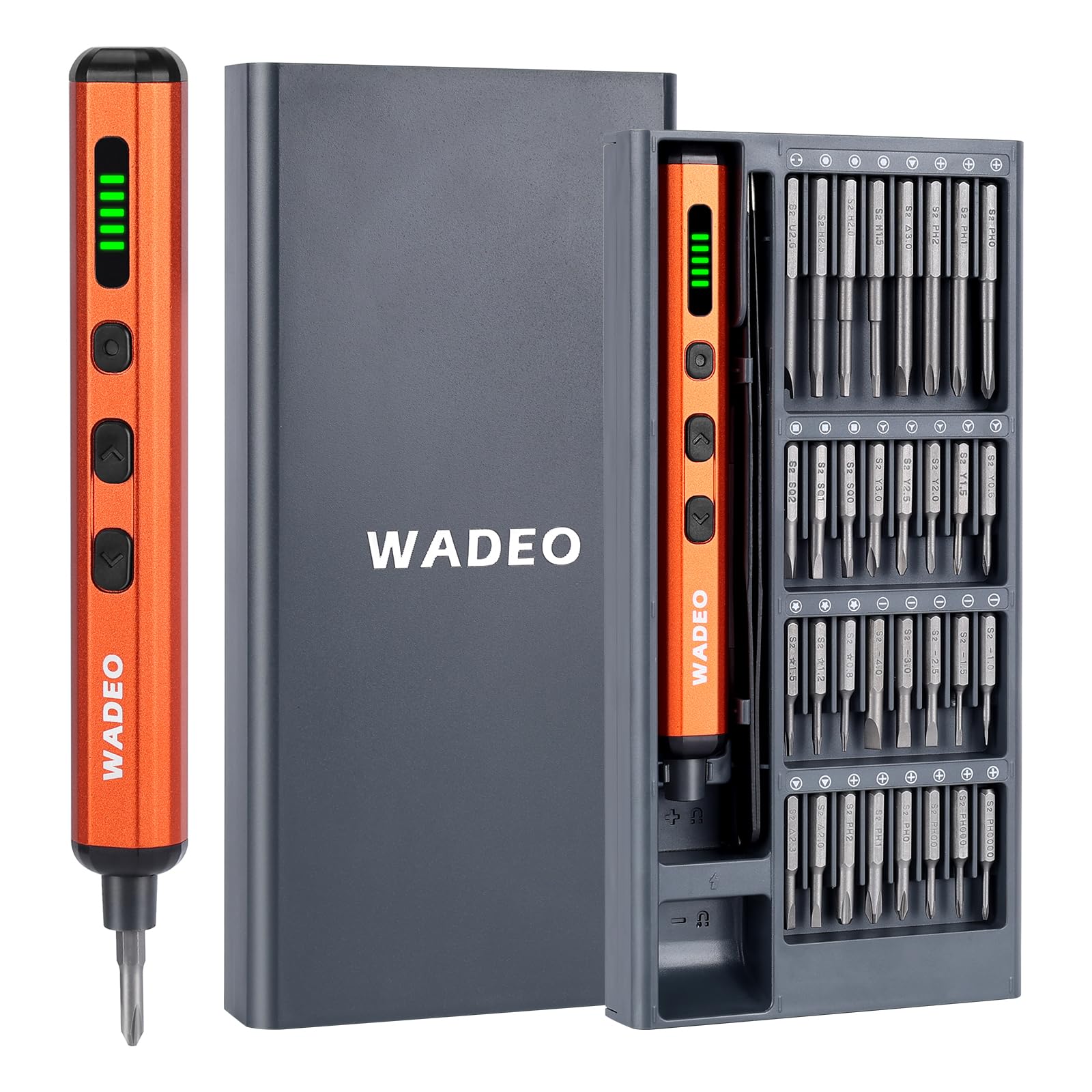 Wadeo Set Cacciaviti Elettrici di Precisione 81 pezzi