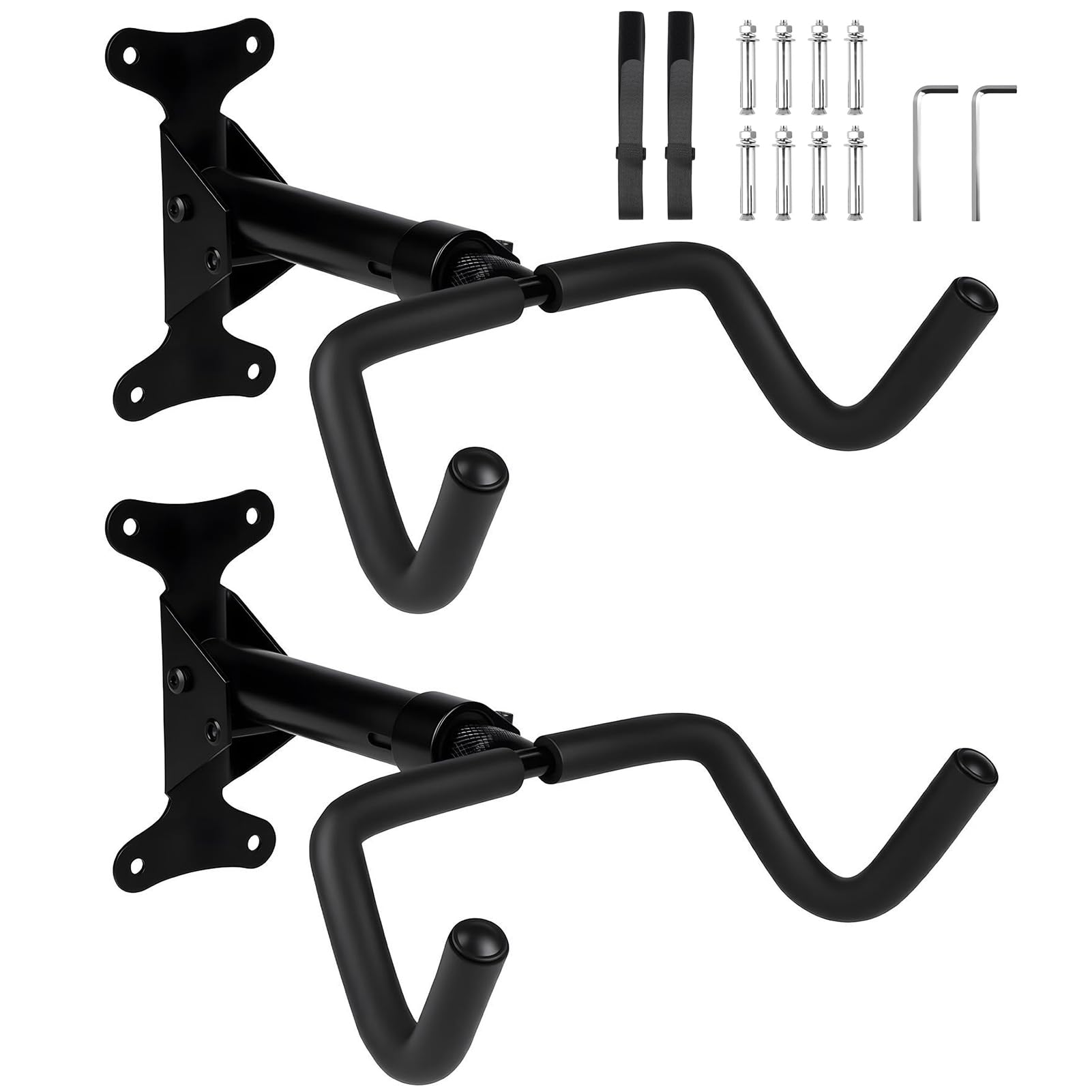 Set 2 Porta Bici da Muro - Supporto Parete 30 kg