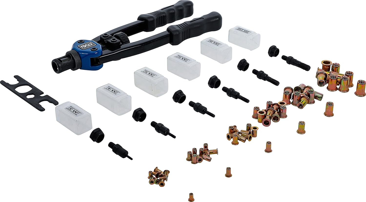 Remachadora de tuercas | M3 - M10 | 68 piezas - immagine 3