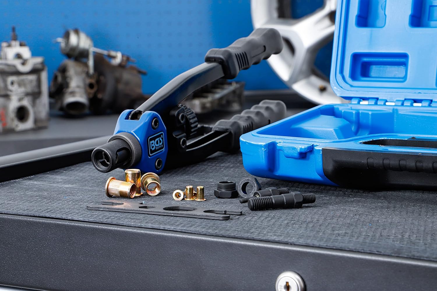 Remachadora de tuercas | M3 - M10 | 68 piezas - immagine 7