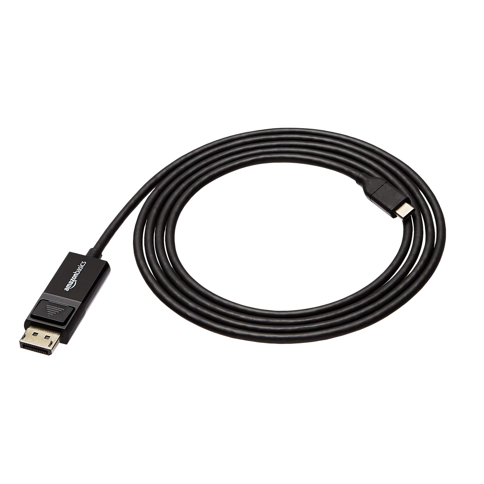  Basics Cavo bidirezionale USB-C a Display Port, 1.8 m, Nero