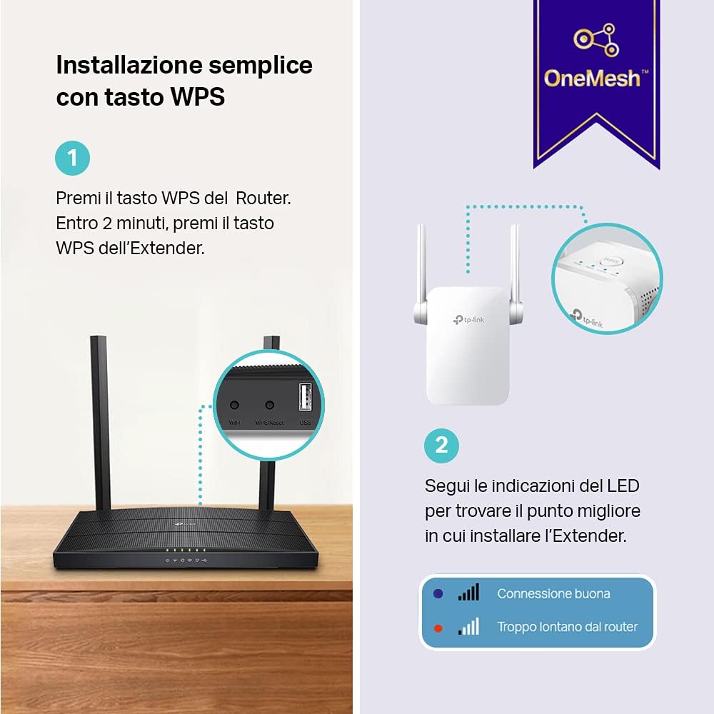 Tp-link Ripetitore WiFi Wireless AC1200, Bianco - immagine 4