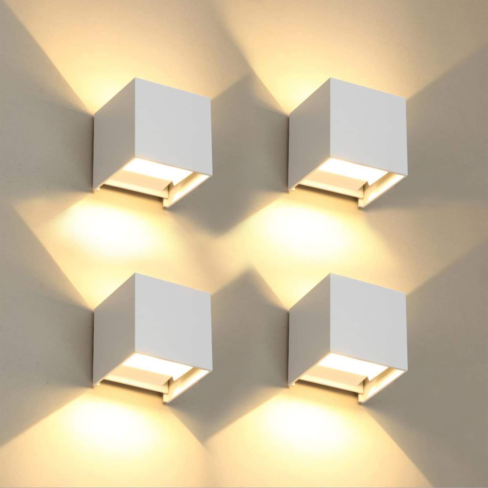 Applique da Parete LED Cubo 6W 3000K IP65