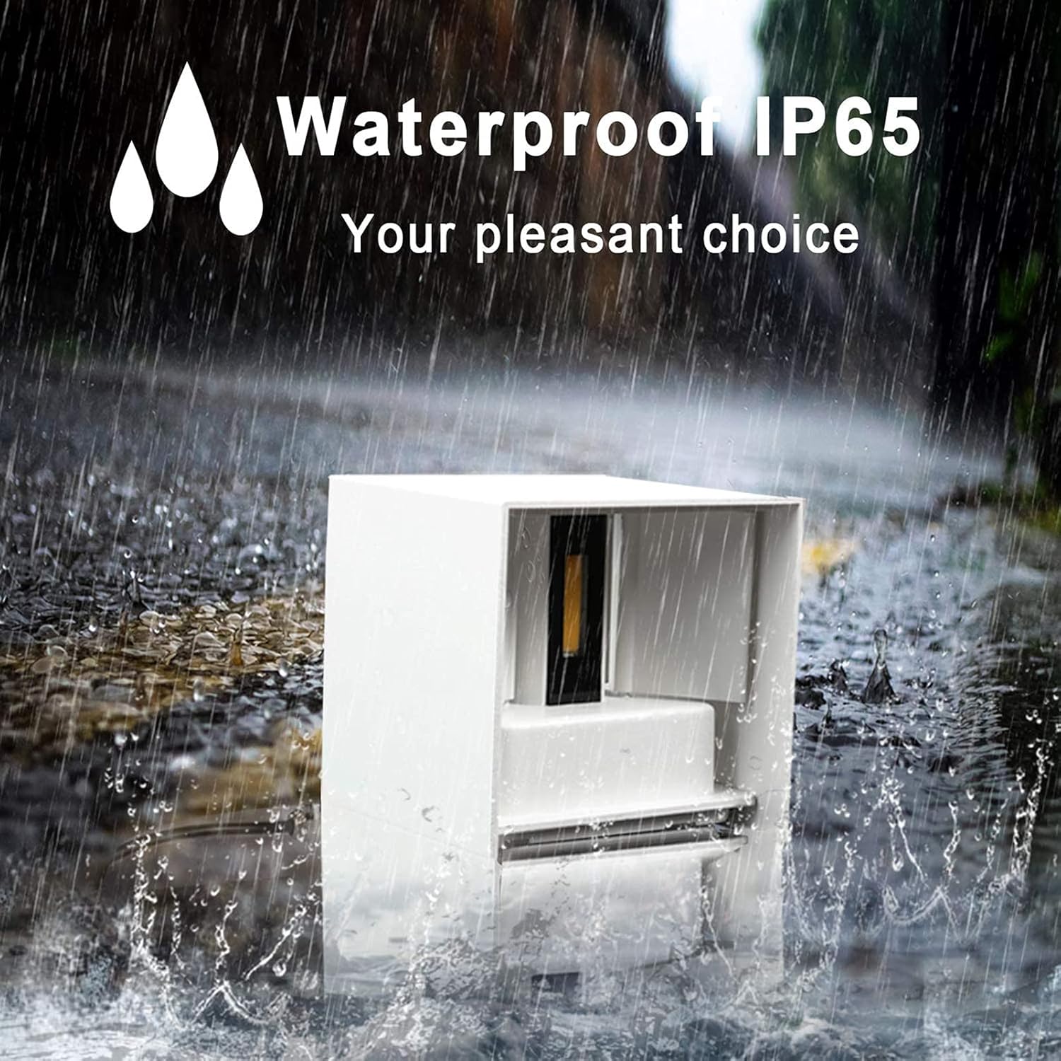 Applique da Parete LED Cubo 6W 3000K IP65 - immagine 4