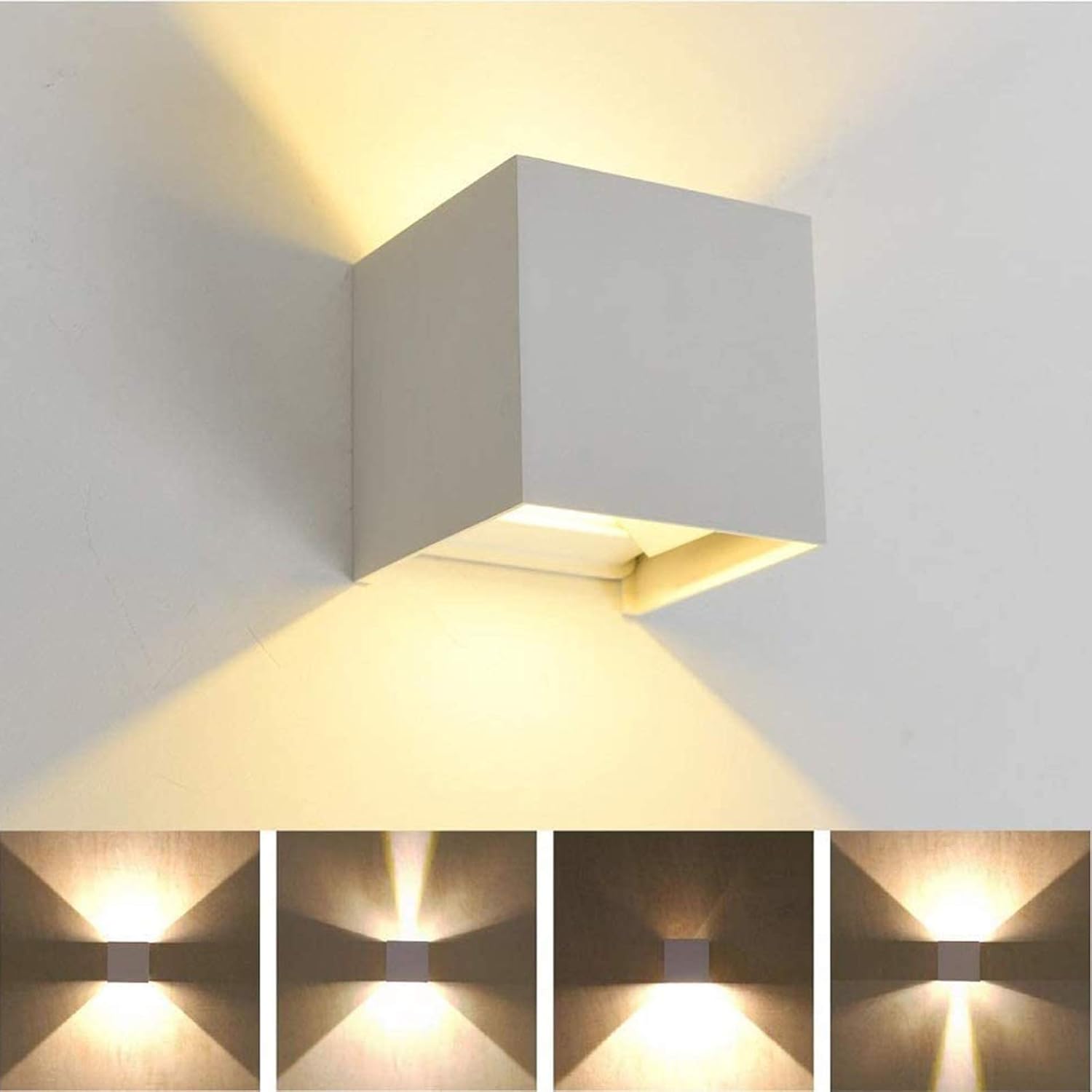 Applique da Parete LED Cubo 6W 3000K IP65 - immagine 8