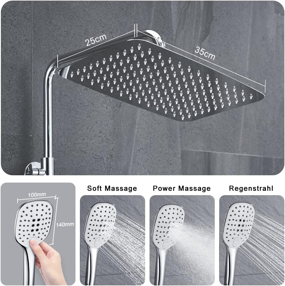 Joho Colonna Doccia in Acciaio Inox 304 Cromato - immagine 3