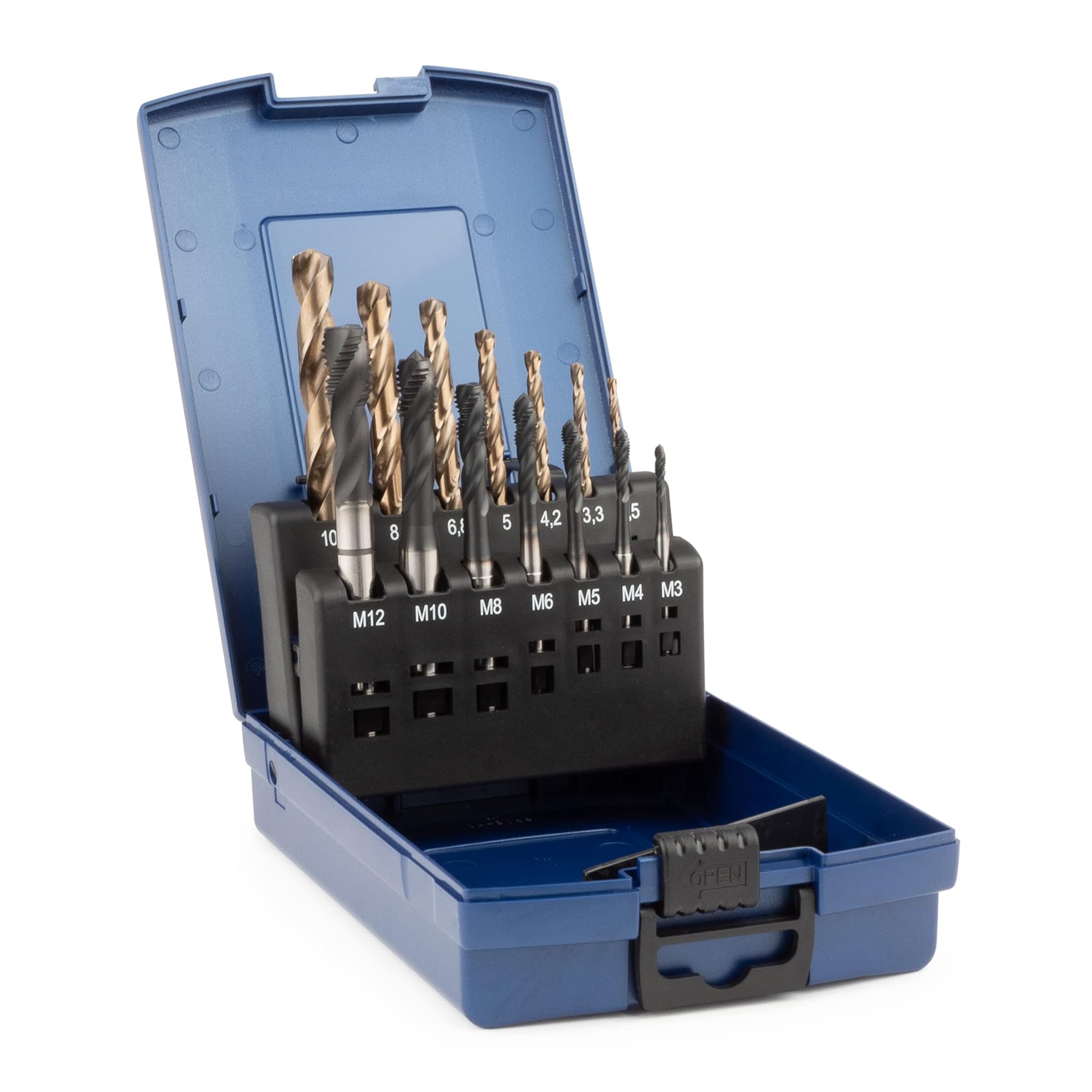 Gsr-Silver Set Maschi a Filettare 14 pz DIN 2184-1