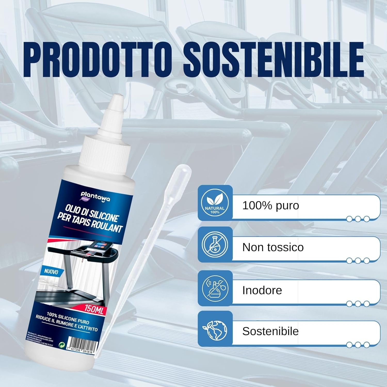 Plantawa Lubrificante per Tapis Roulant 150 ml - immagine 3