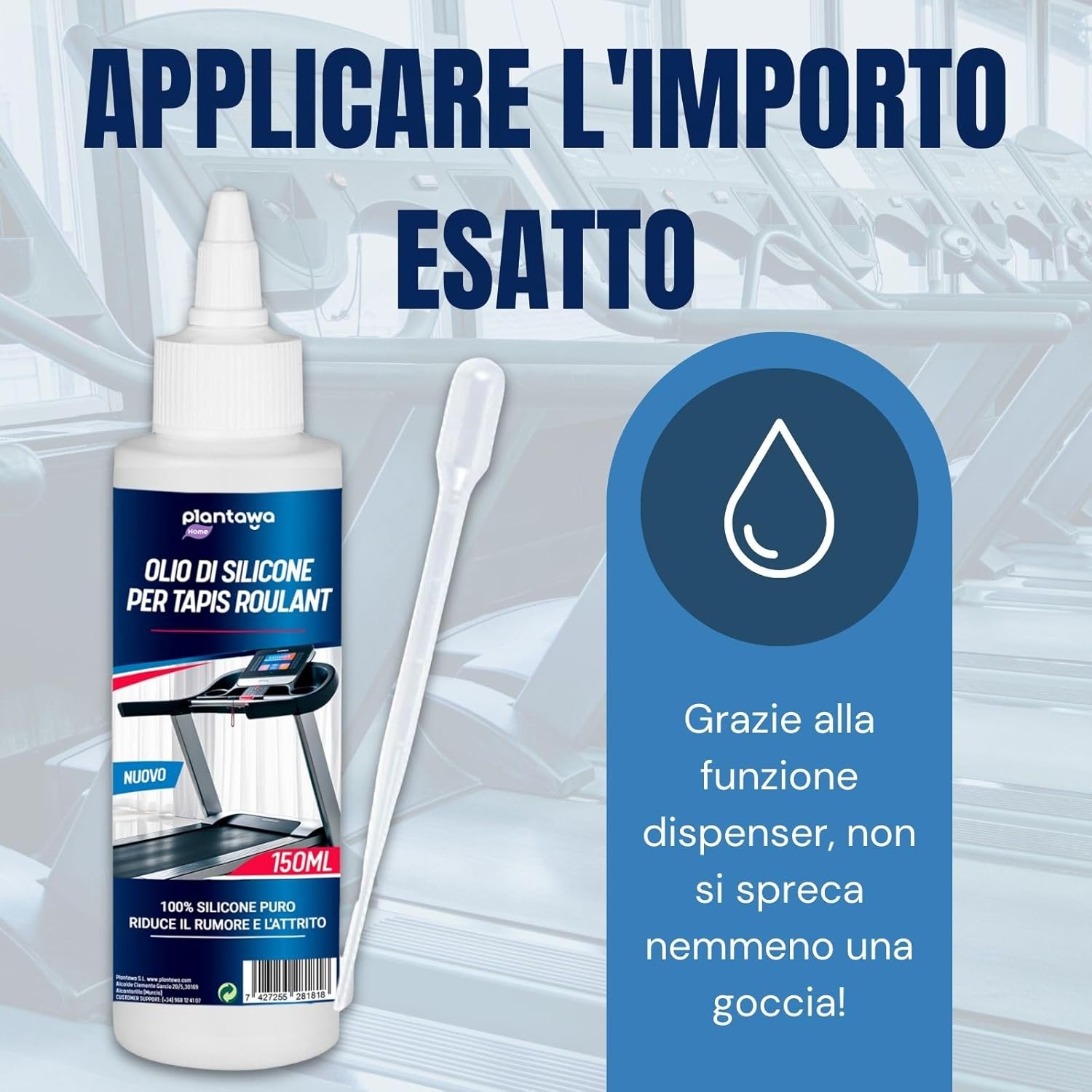 Plantawa Lubrificante per Tapis Roulant 150 ml - immagine 4