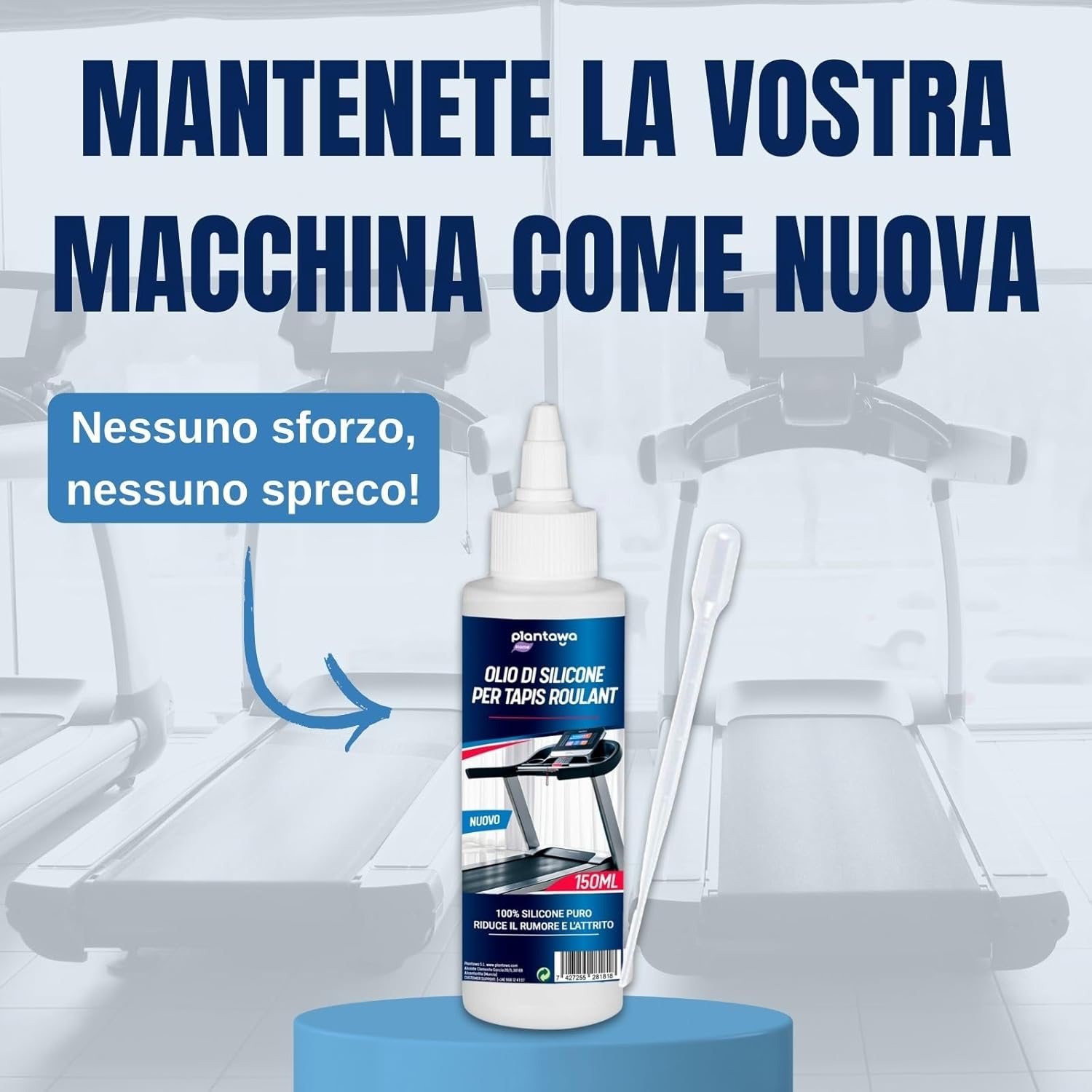 Plantawa Lubrificante per Tapis Roulant 150 ml - immagine 6
