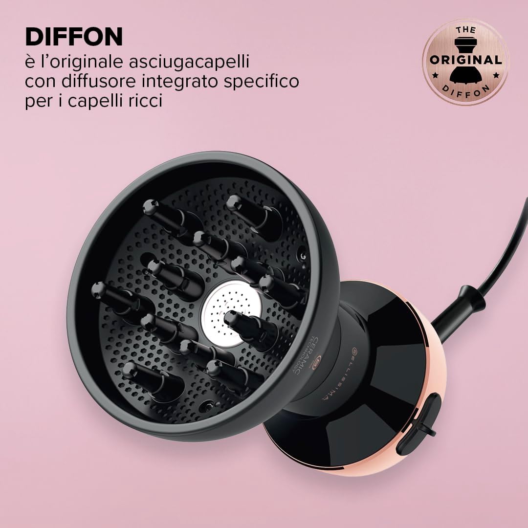 Bellissima Imetec My Pro Diffon Ceramic - Diffusore Capelli Ricci - immagine 2