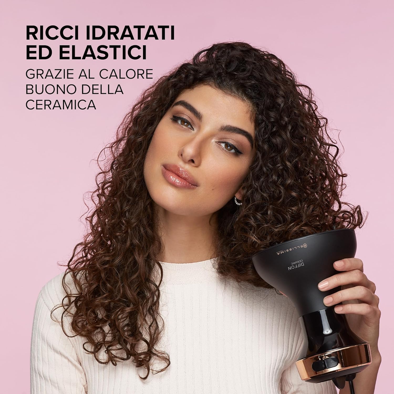 Bellissima Imetec My Pro Diffon Ceramic - Diffusore Capelli Ricci - immagine 3