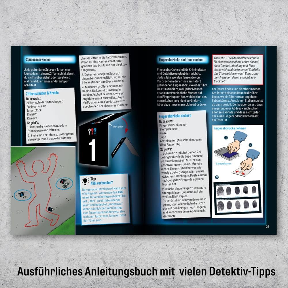 Kosmos-I Tre Valigetta Detective Giocattoli, Colore con, s, 630553 - immagine 12