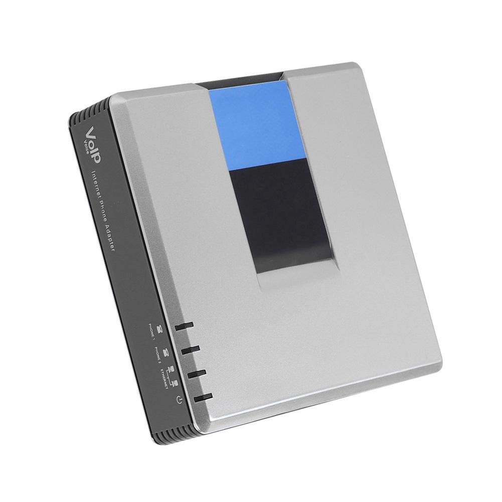 Lazmin112 Gateway VoIP a 2 Porte per PAP2T (Spina UE)