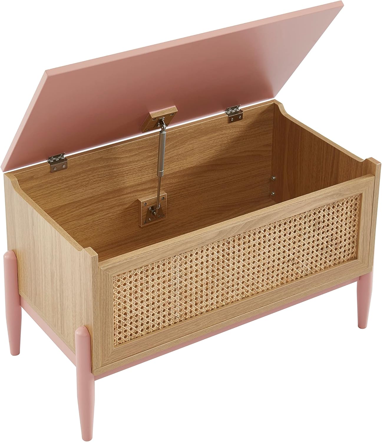 BAÏTA Bauletto giocattolo PABLO rosa e canning rattan - immagine 6