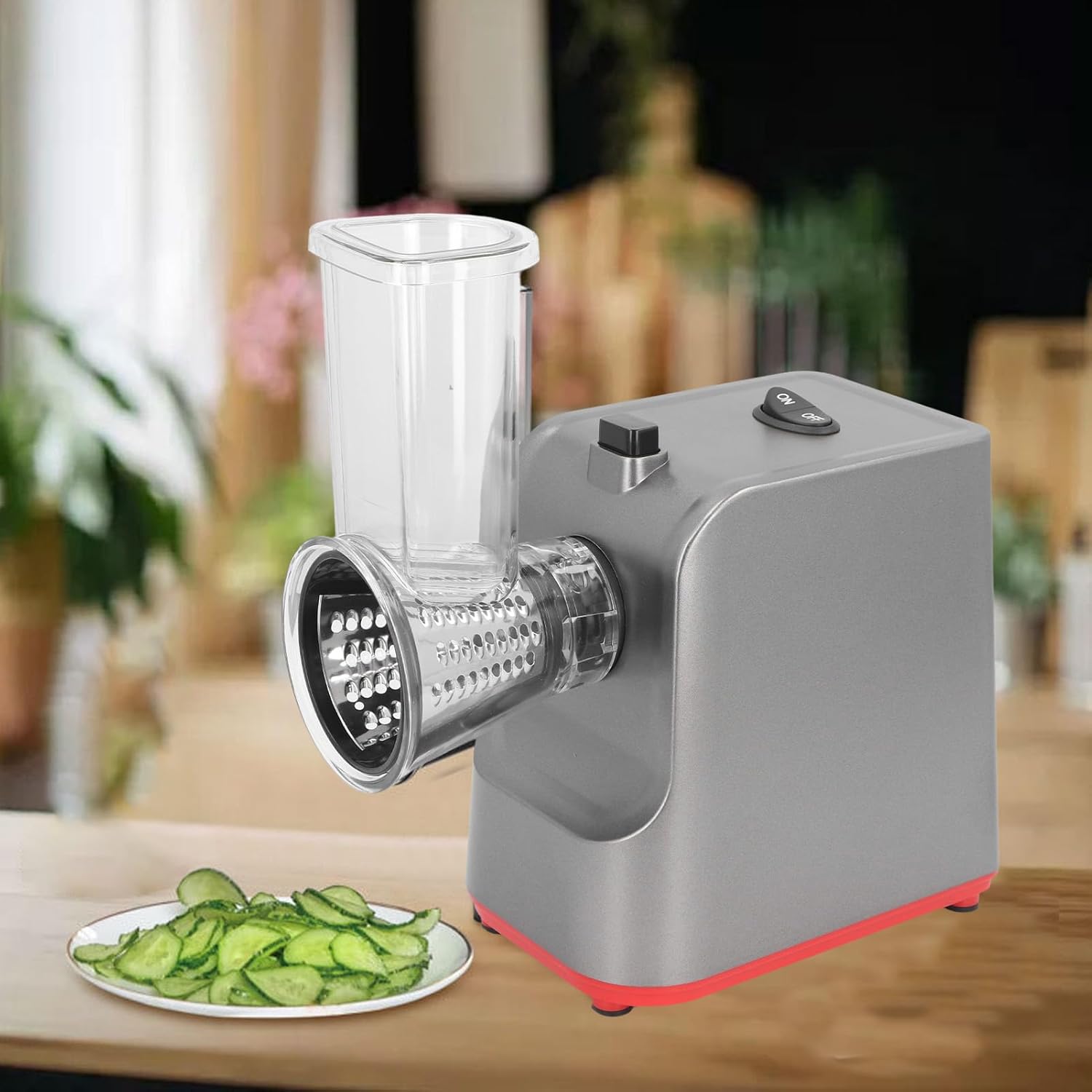 Grattugia Elettrica per Formaggio 250W 5 in 1 - immagine 6