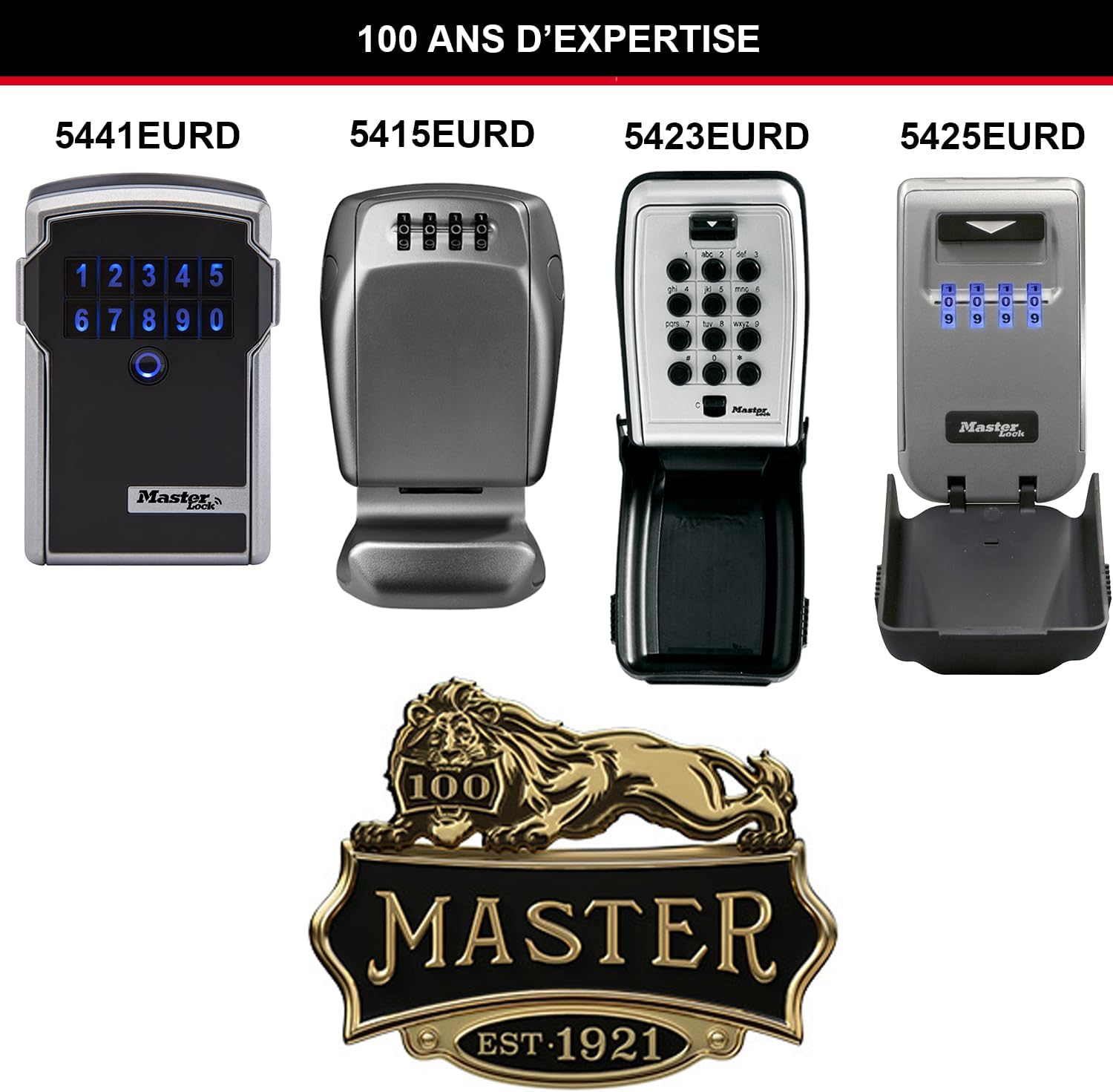 Master Lock 5415EURD Cassaforte per Chiavi, Grigio, Taglia Unica - immagine 8