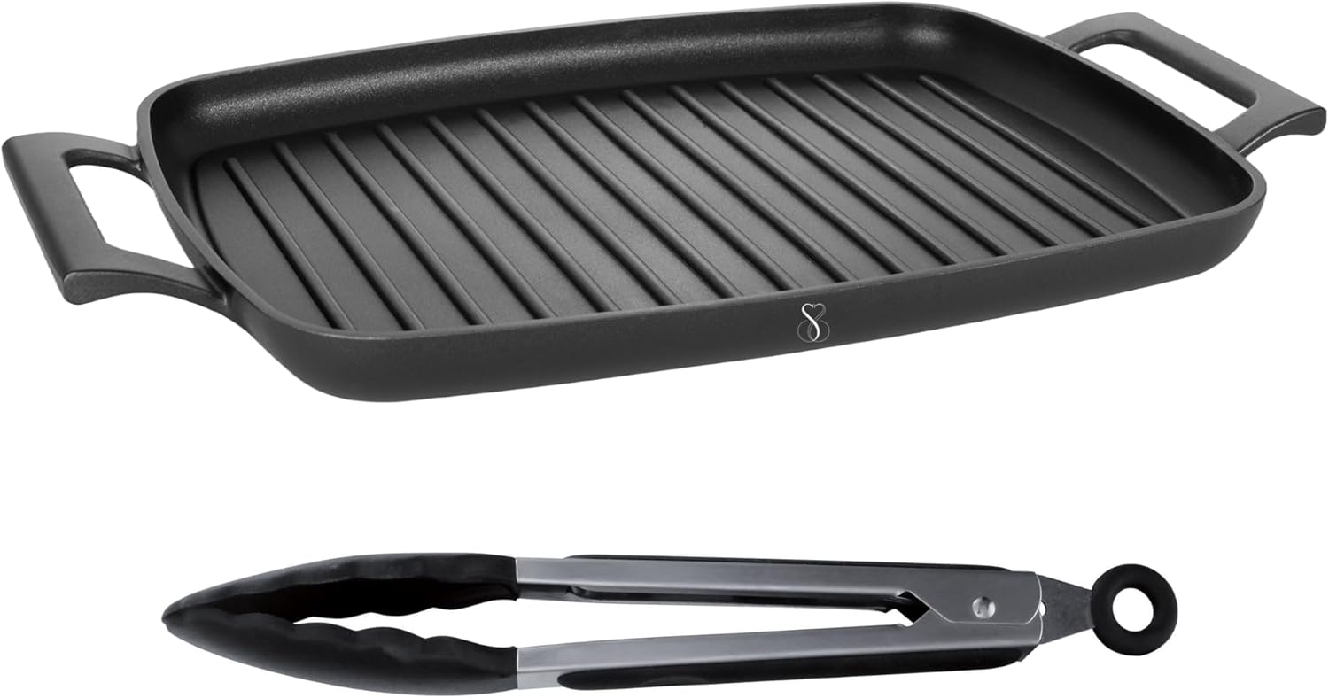 Stone&stone Griglia Bistecchiera Rettangolare 47cm