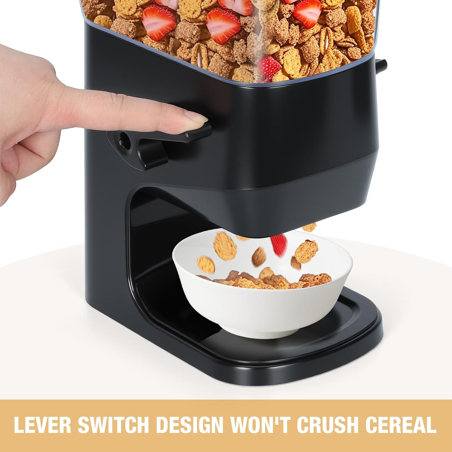 Tokokimo Distributore di Cereali 3,2L, Nero (2 Pezzi) - immagine 2